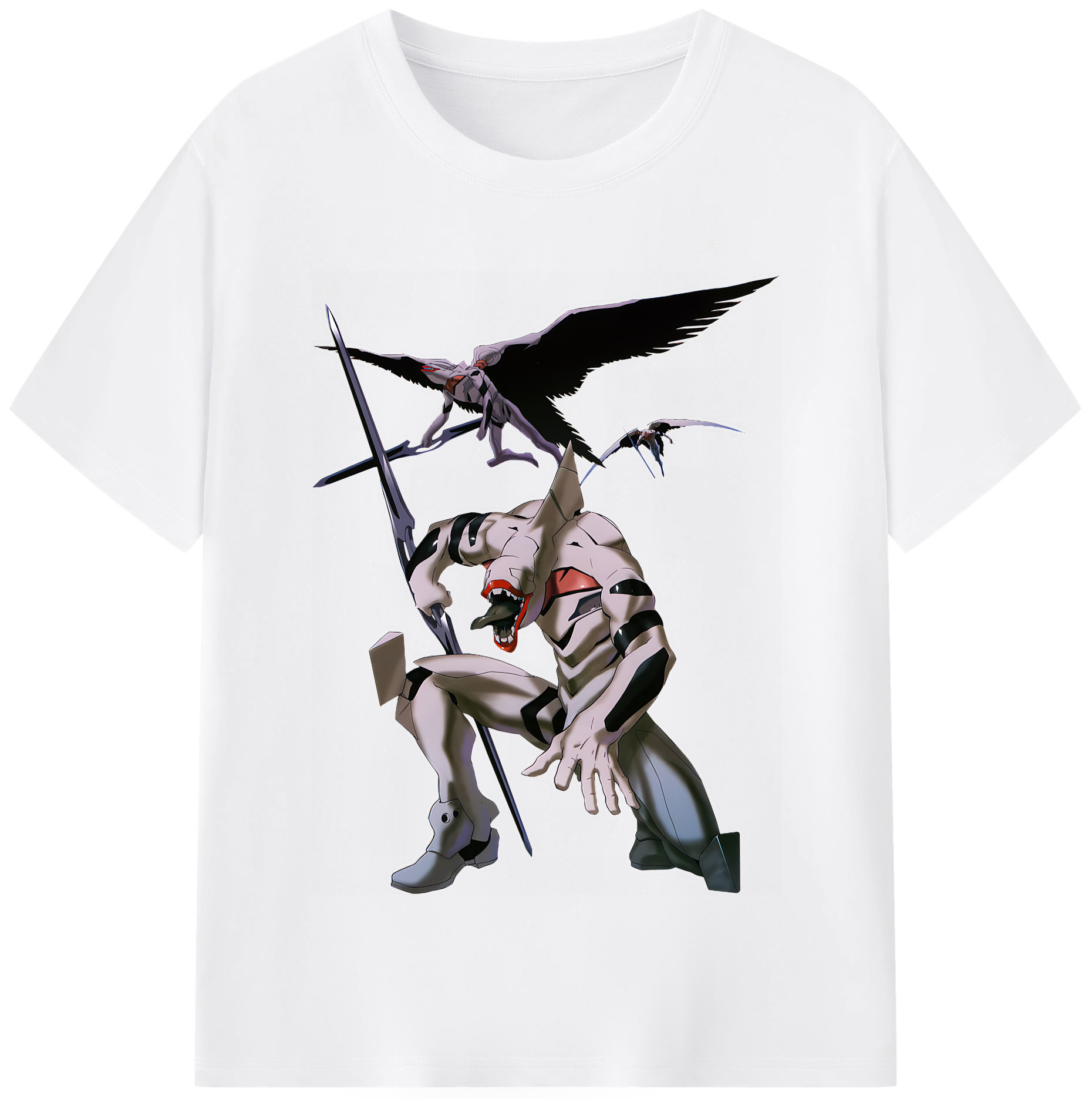（画像用） EVA 新世紀エヴァンゲリオン 綿100％半袖Tシャツ（フロントプリント）