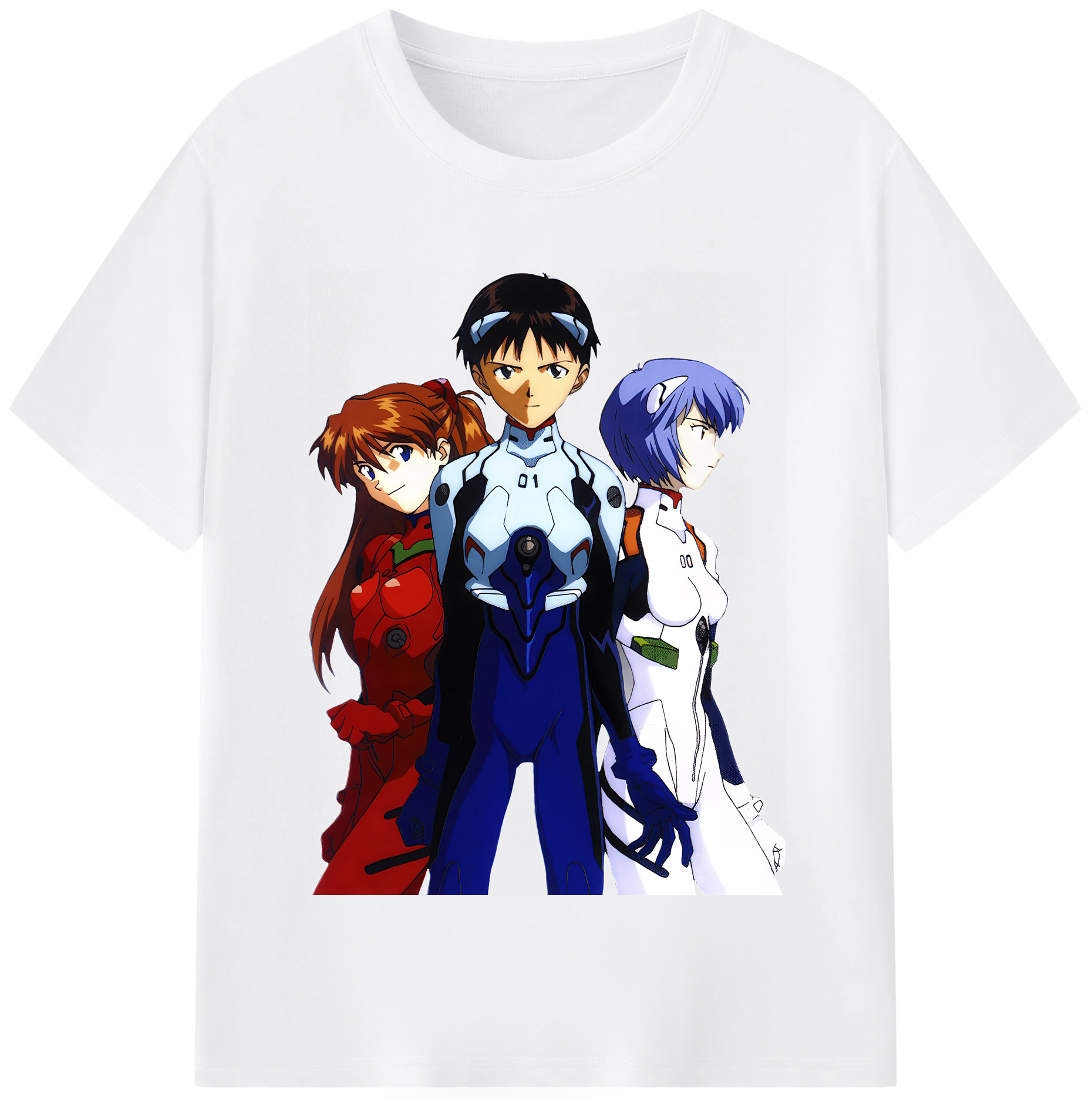 （画像用） EVA 新世紀エヴァンゲリオン 綿100％半袖Tシャツ（フロントプリント）
