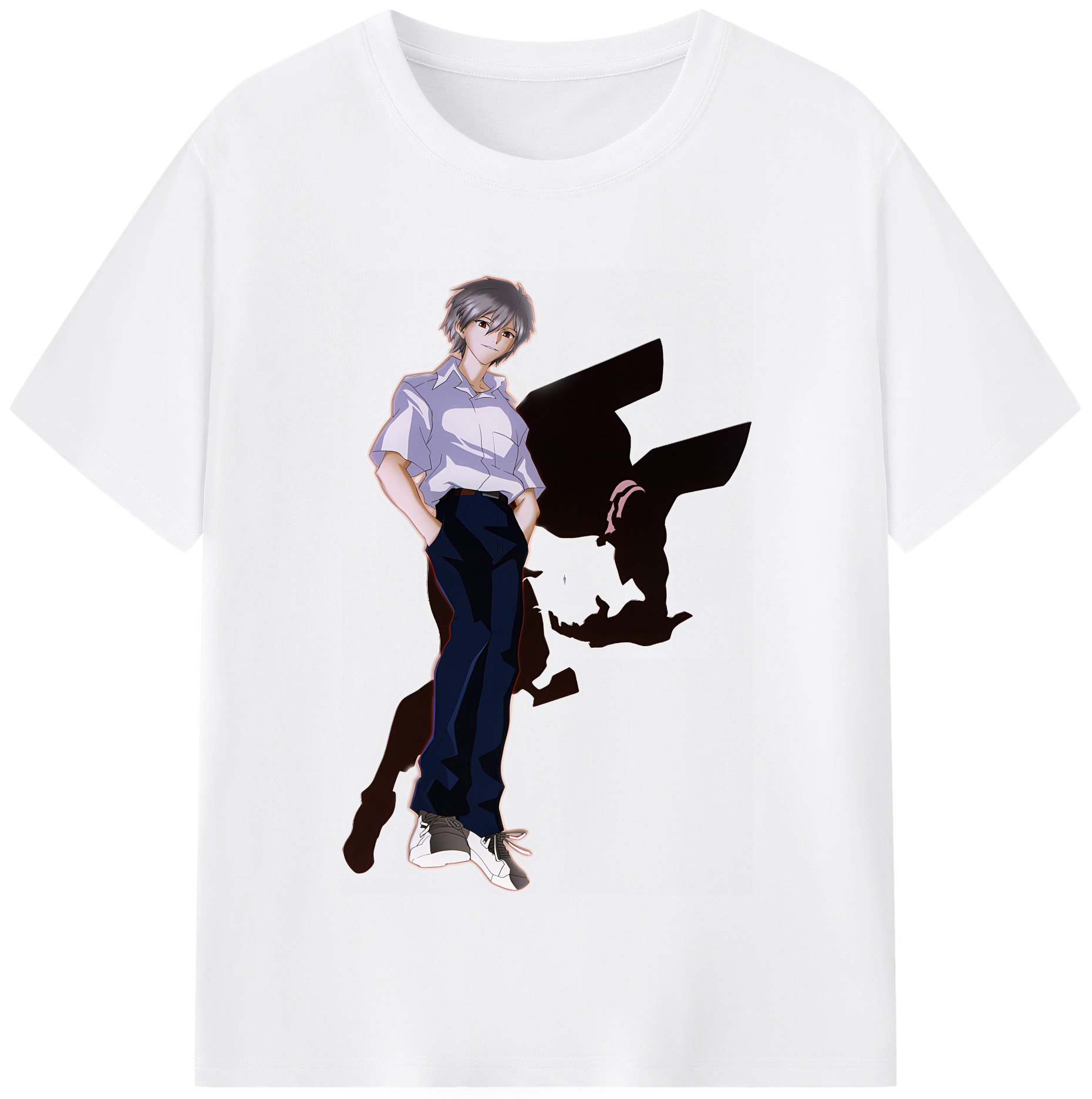 （画像用） EVA 新世紀エヴァンゲリオン 綿100％半袖Tシャツ（フロントプリント）