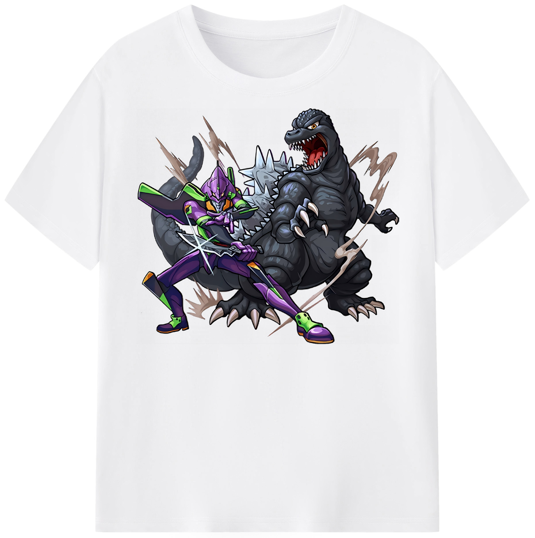 （画像用） EVA 新世紀エヴァンゲリオン 綿100％半袖Tシャツ（フロントプリント）