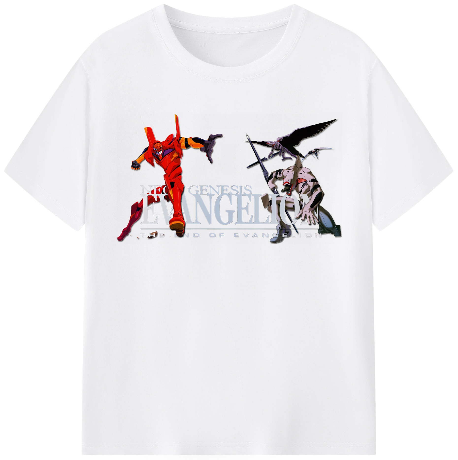 （画像用） EVA 新世紀エヴァンゲリオン 綿100％半袖Tシャツ（フロントプリント）
