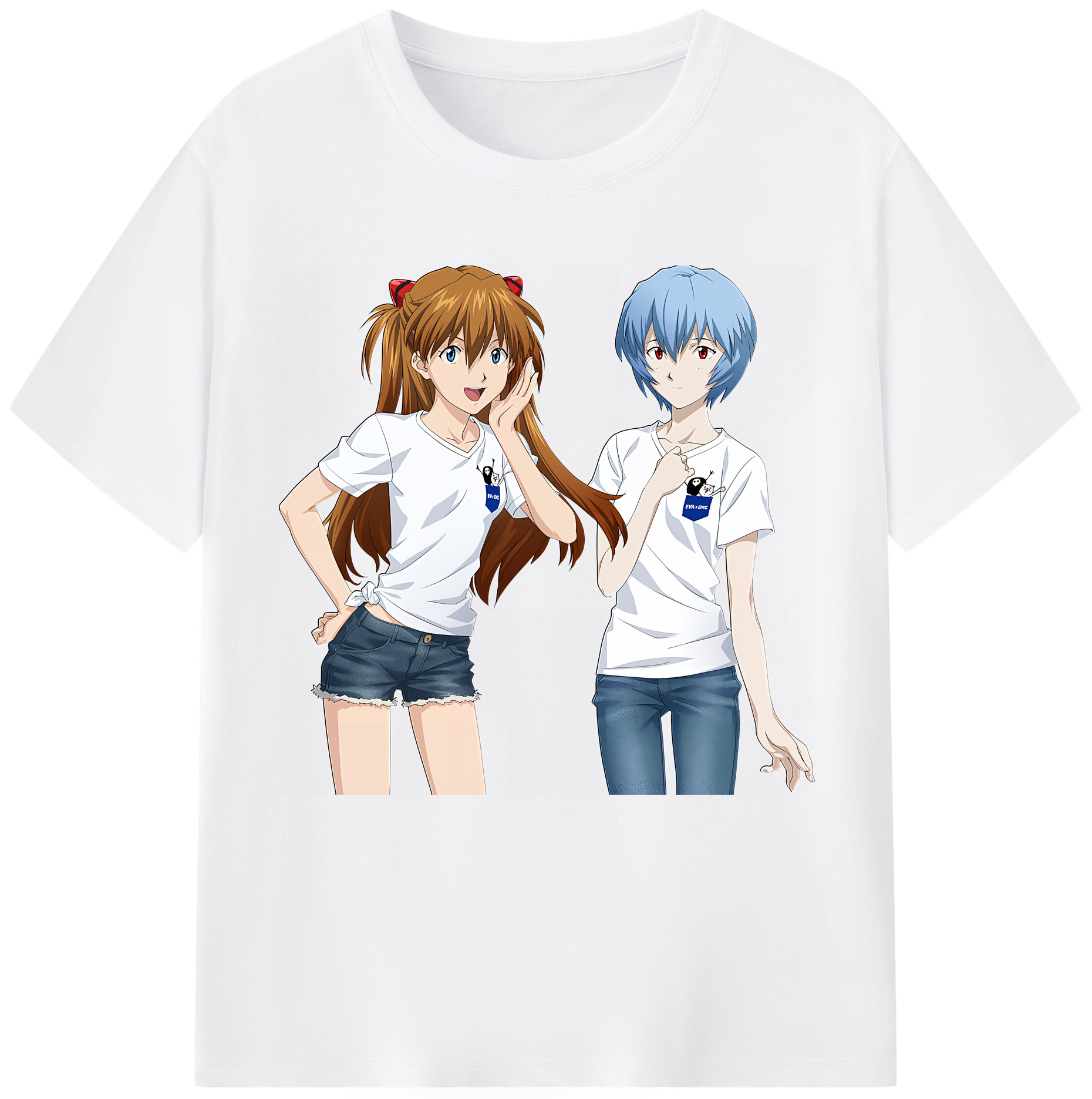 （画像用） EVA 新世紀エヴァンゲリオン 綿100％半袖Tシャツ（フロントプリント）