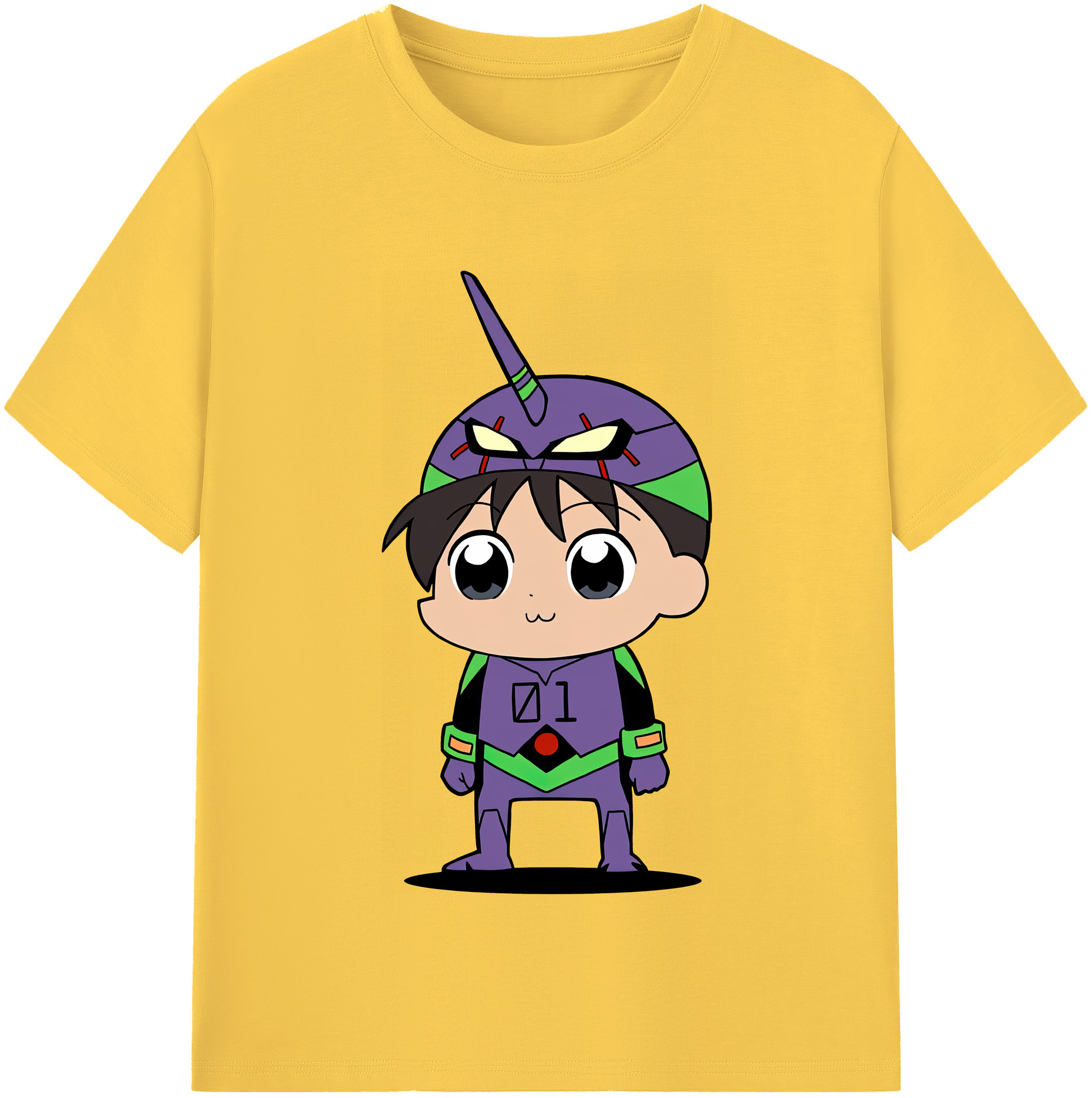 （画像用） EVA 新世紀エヴァンゲリオン 綿100％半袖Tシャツ（フロントプリント）