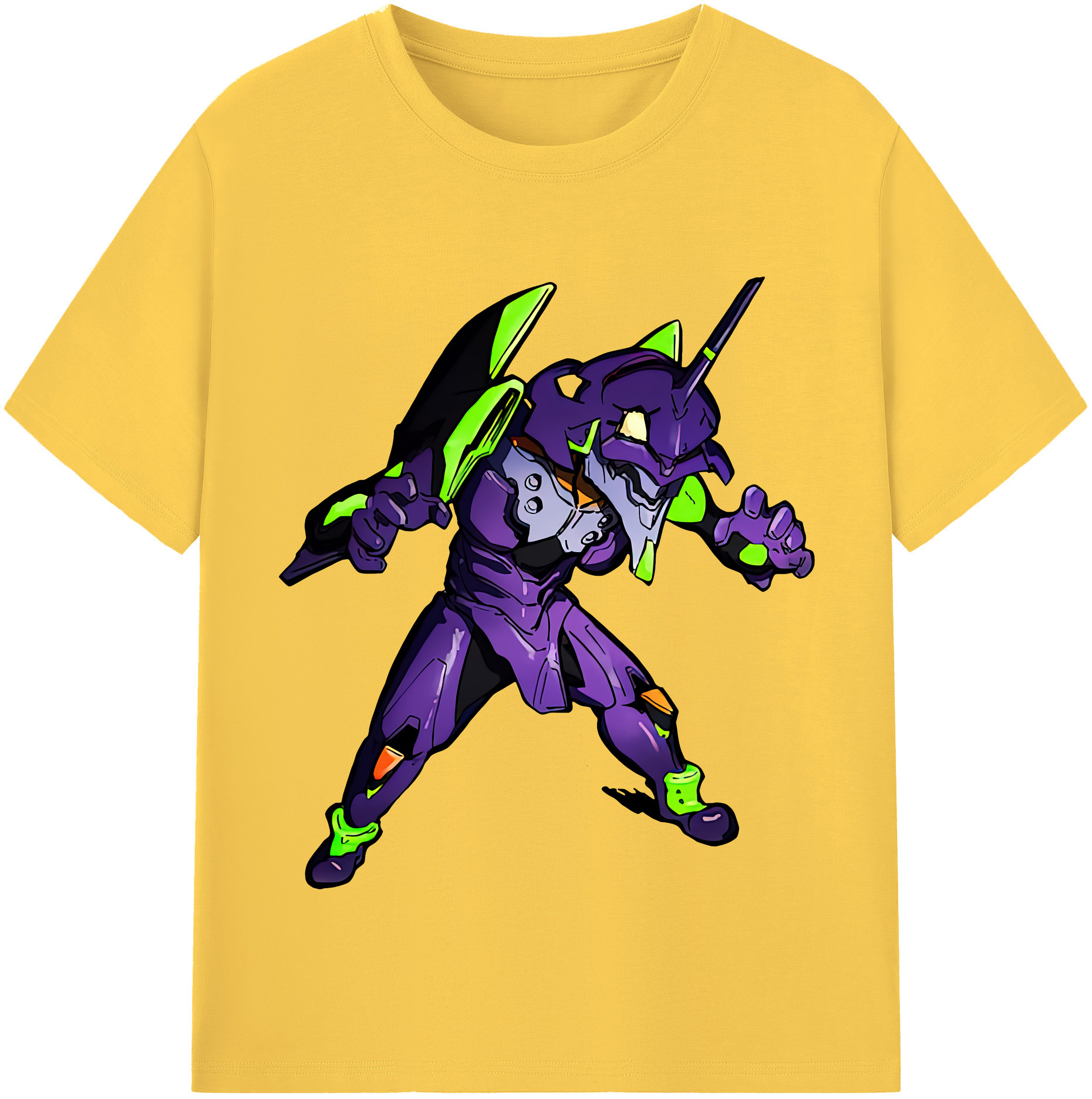 （画像用） EVA 新世紀エヴァンゲリオン 綿100％半袖Tシャツ（フロントプリント）