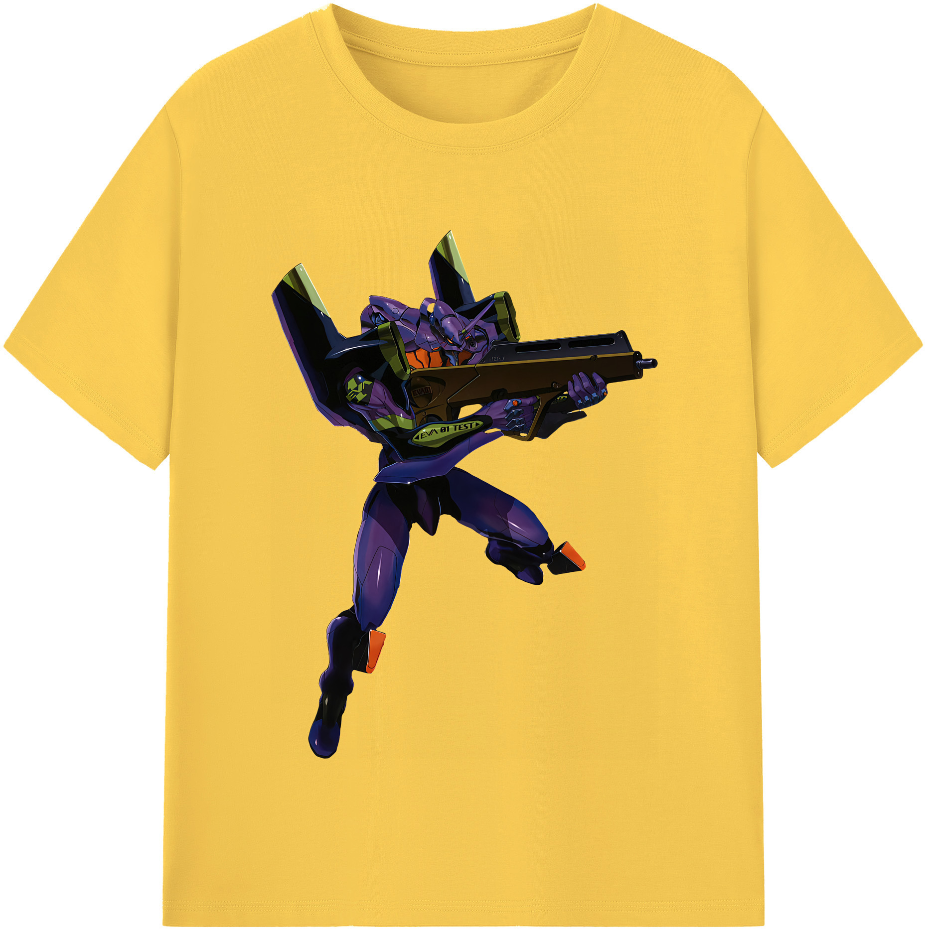 （画像用） EVA 新世紀エヴァンゲリオン 綿100％半袖Tシャツ（フロントプリント）