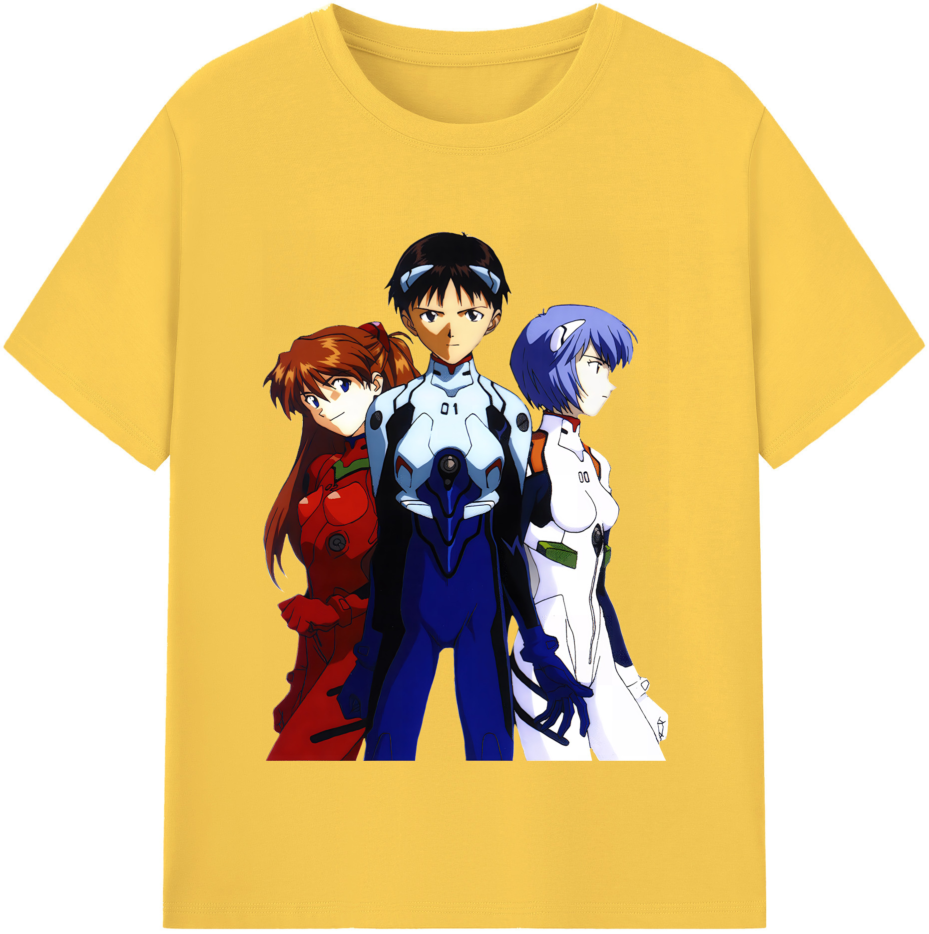 （画像用） EVA 新世紀エヴァンゲリオン 綿100％半袖Tシャツ（フロントプリント）