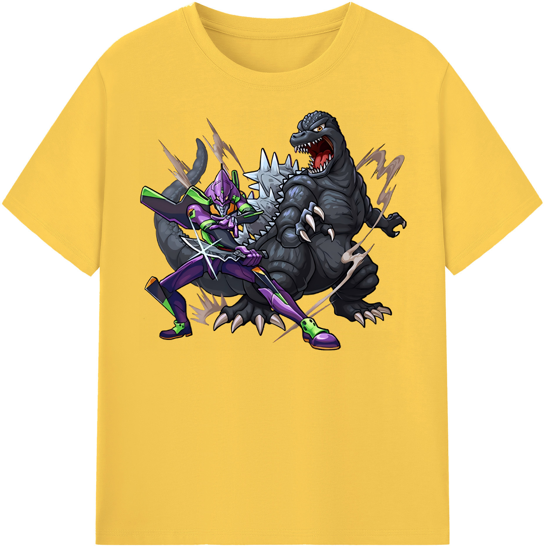 （画像用） EVA 新世紀エヴァンゲリオン 綿100％半袖Tシャツ（フロントプリント）
