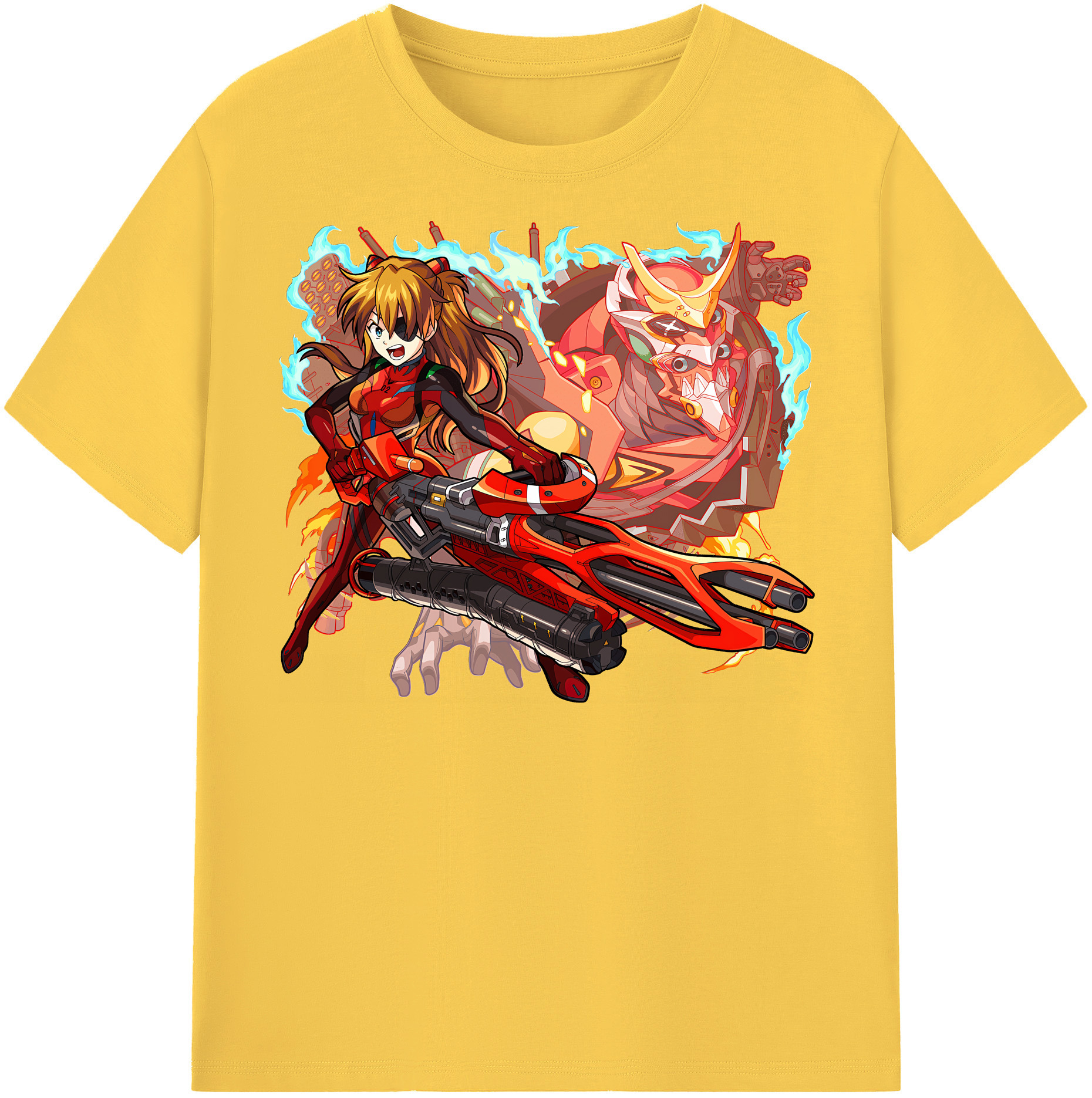 （画像用） EVA 新世紀エヴァンゲリオン 綿100％半袖Tシャツ（フロントプリント）