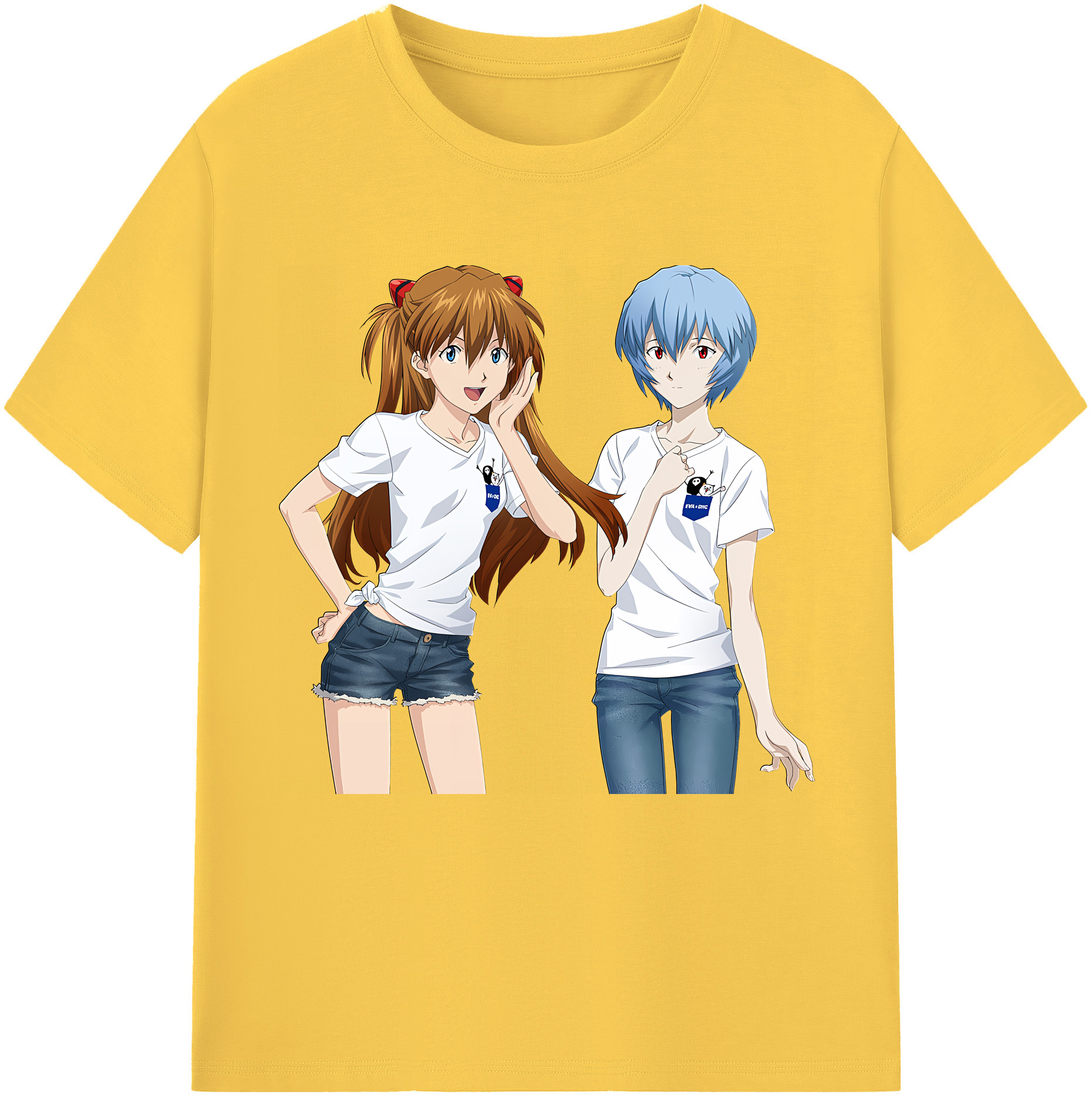 （画像用） EVA 新世紀エヴァンゲリオン 綿100％半袖Tシャツ（フロントプリント）