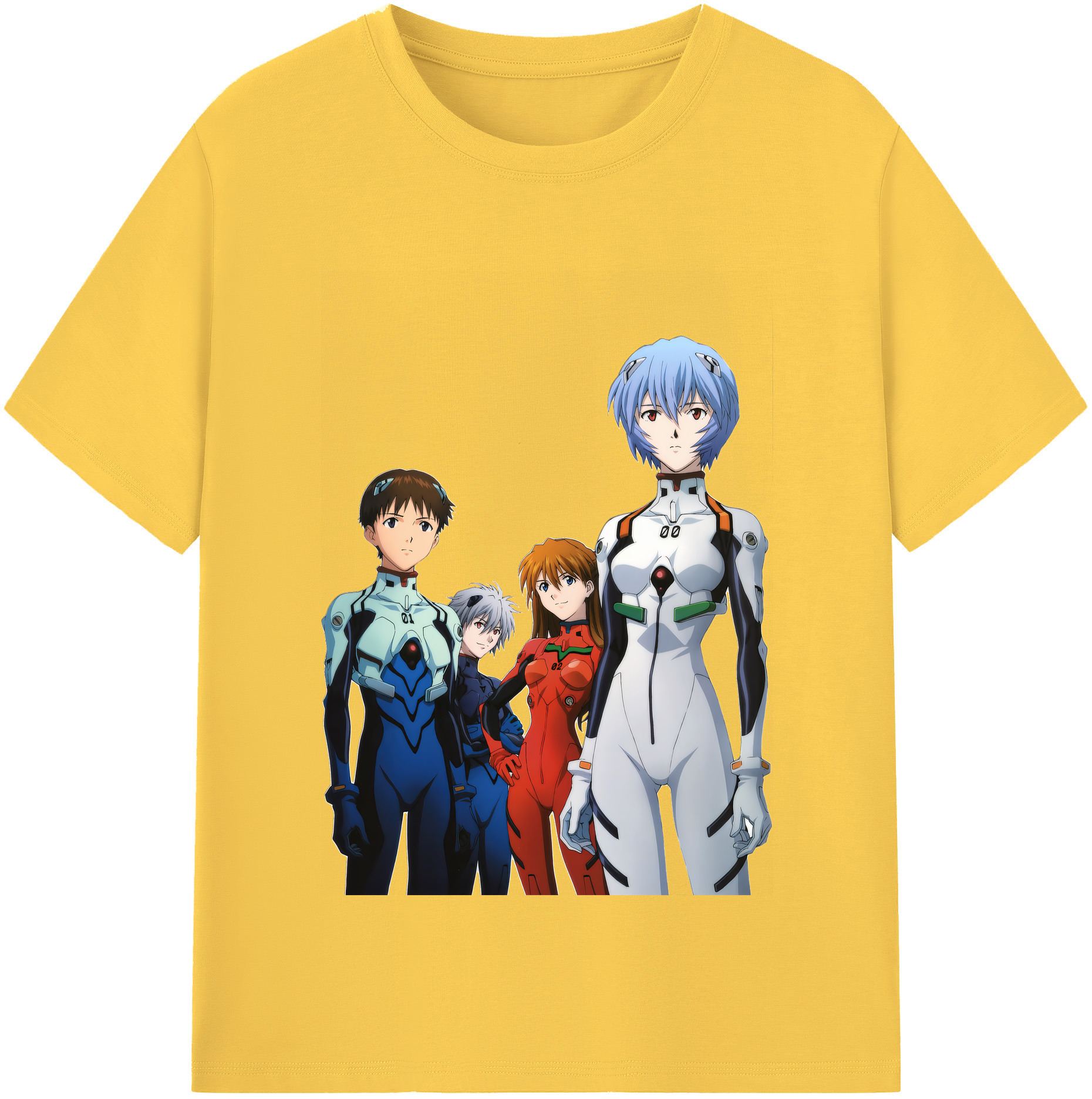 （画像用） EVA 新世紀エヴァンゲリオン 綿100％半袖Tシャツ（フロントプリント）