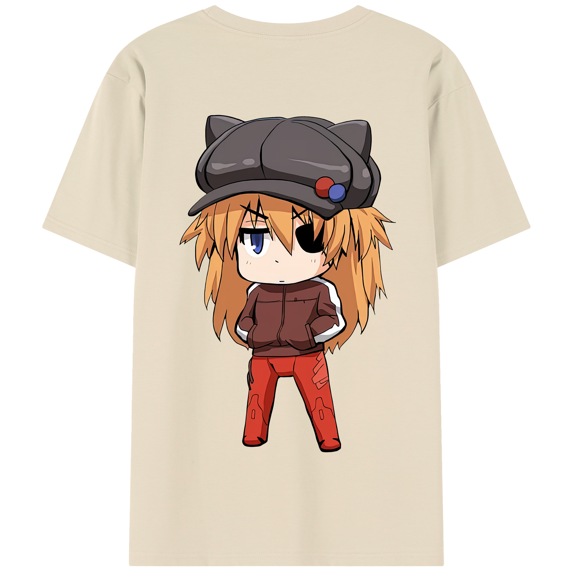 （画像用） EVA 新世紀エヴァンゲリオン 綿100％半袖Tシャツ（背面プリント）