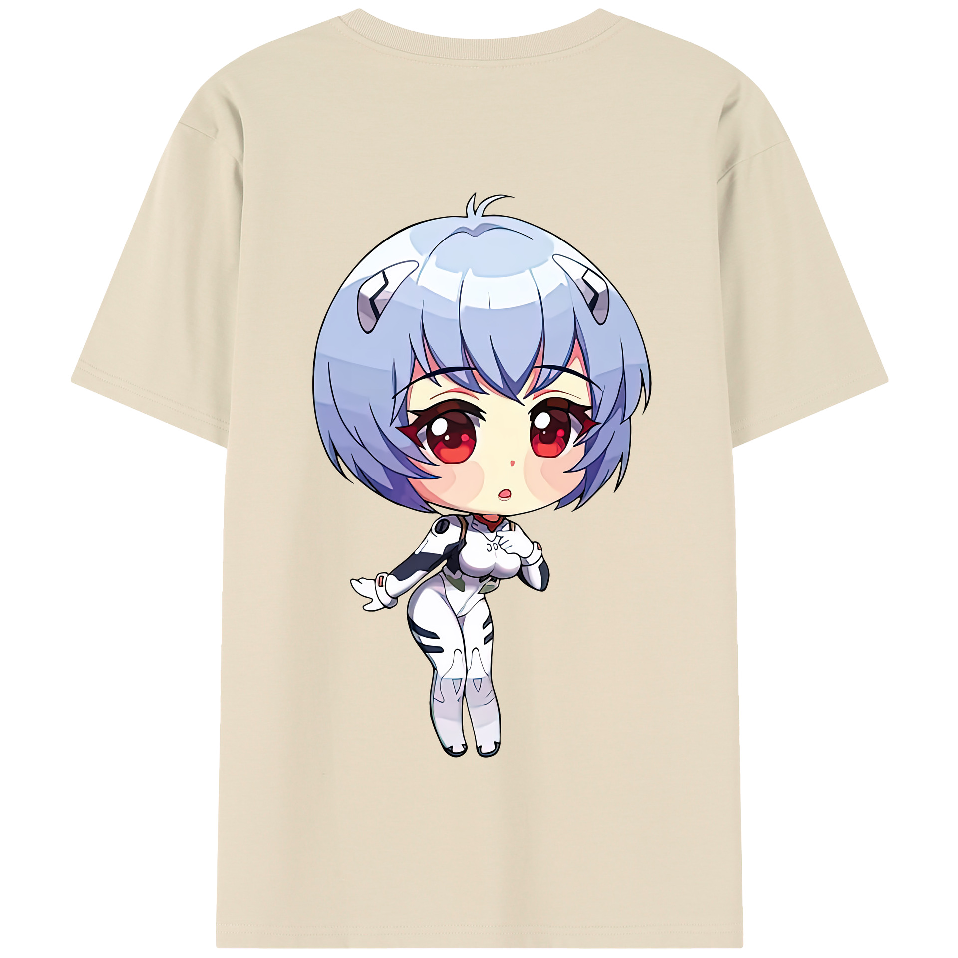 （画像用） EVA 新世紀エヴァンゲリオン 綿100％半袖Tシャツ（背面プリント）