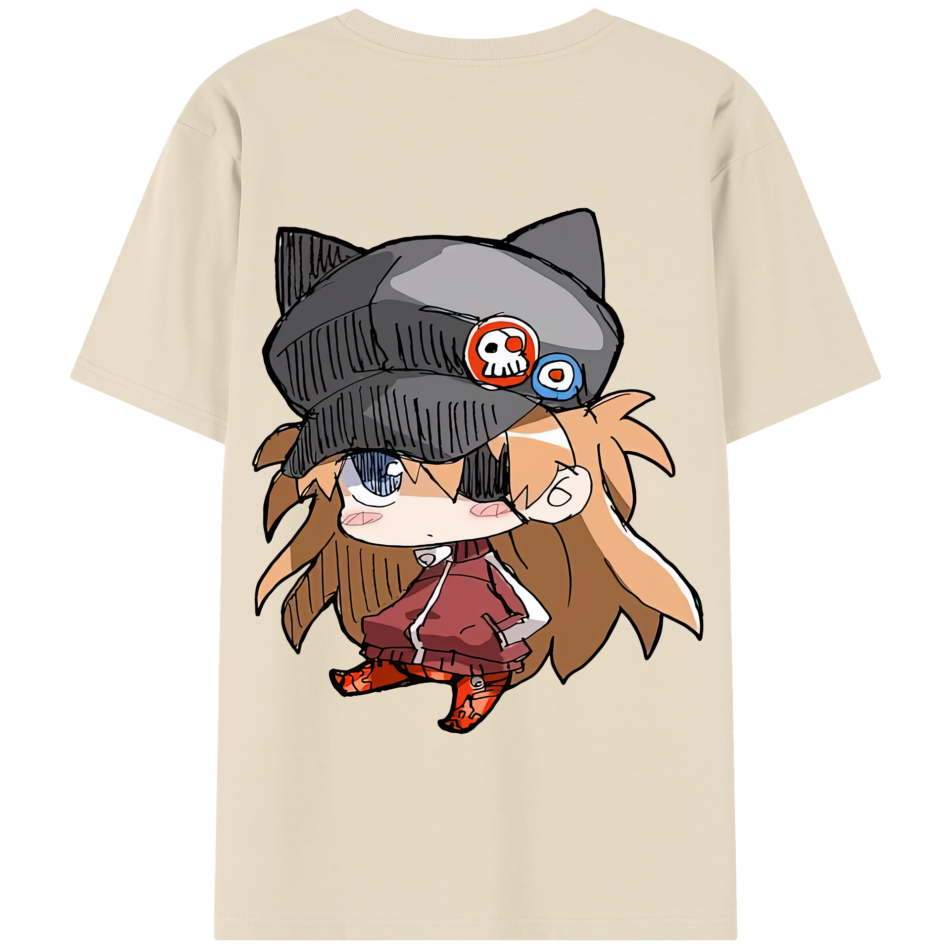 （画像用） EVA 新世紀エヴァンゲリオン 綿100％半袖Tシャツ（背面プリント）