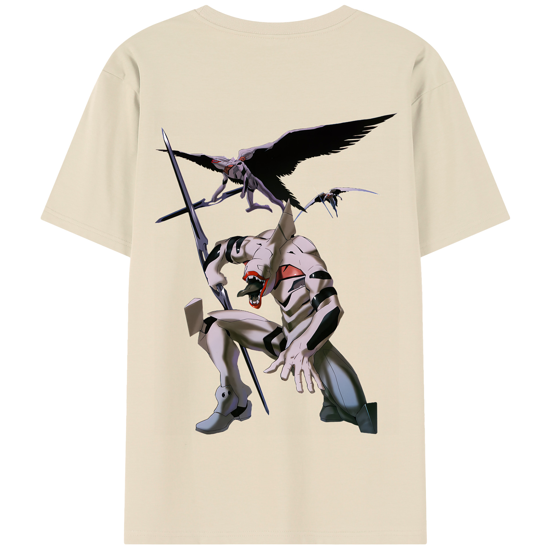 （画像用） EVA 新世紀エヴァンゲリオン 綿100％半袖Tシャツ（背面プリント）