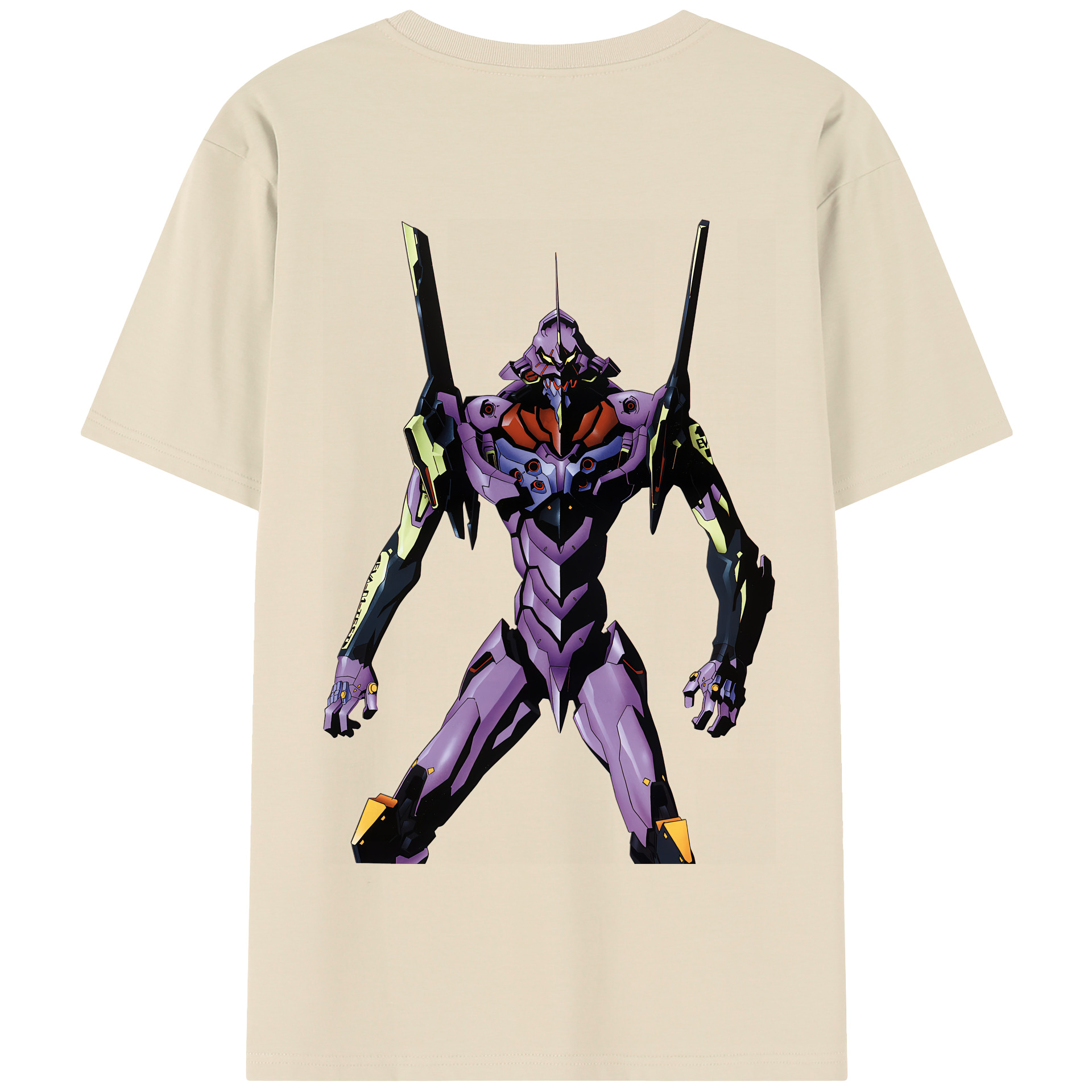（画像用） EVA 新世紀エヴァンゲリオン 綿100％半袖Tシャツ（背面プリント）