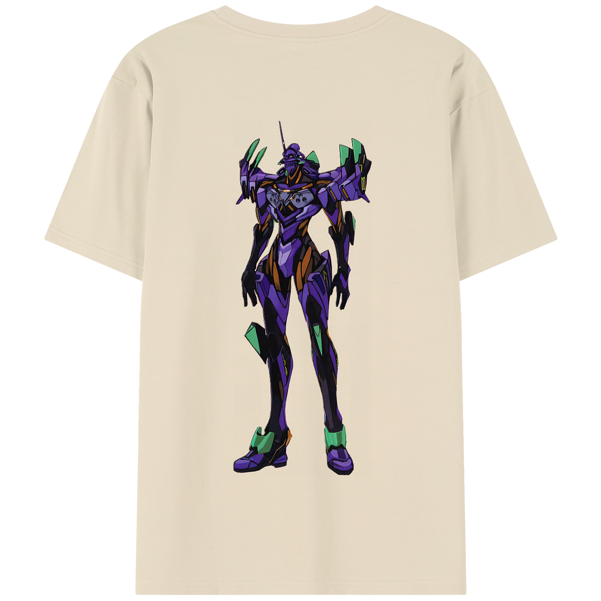 （画像用） EVA 新世紀エヴァンゲリオン 綿100％半袖Tシャツ（背面プリント）