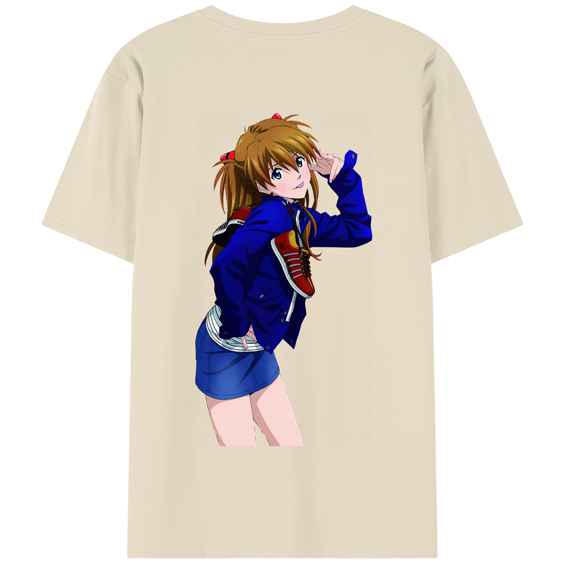 （画像用） EVA 新世紀エヴァンゲリオン 綿100％半袖Tシャツ（背面プリント）