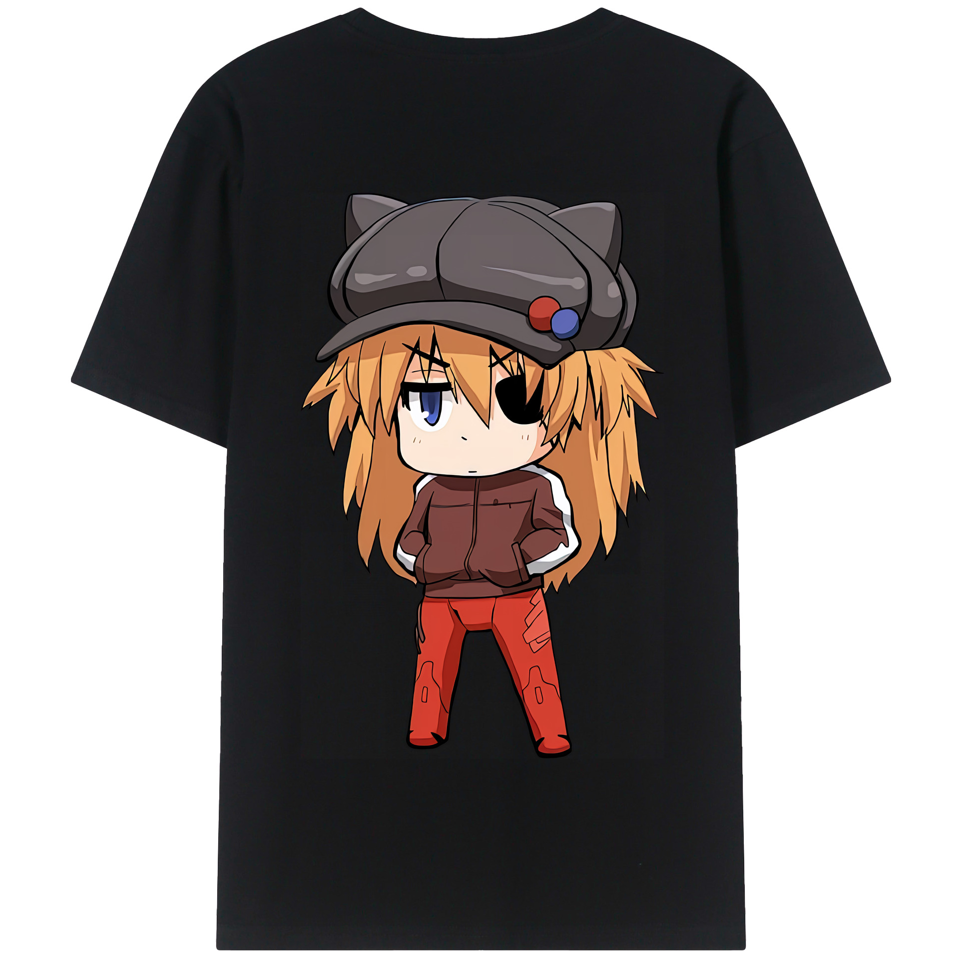 （画像用） EVA 新世紀エヴァンゲリオン 綿100％半袖Tシャツ（背面プリント）