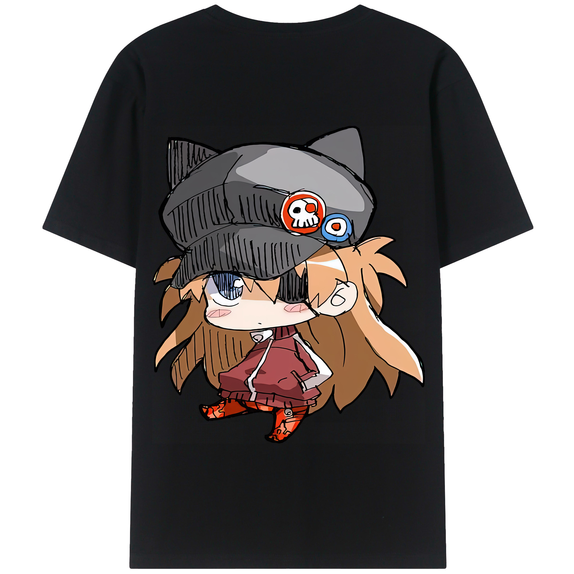 （画像用） EVA 新世紀エヴァンゲリオン 綿100％半袖Tシャツ（背面プリント）
