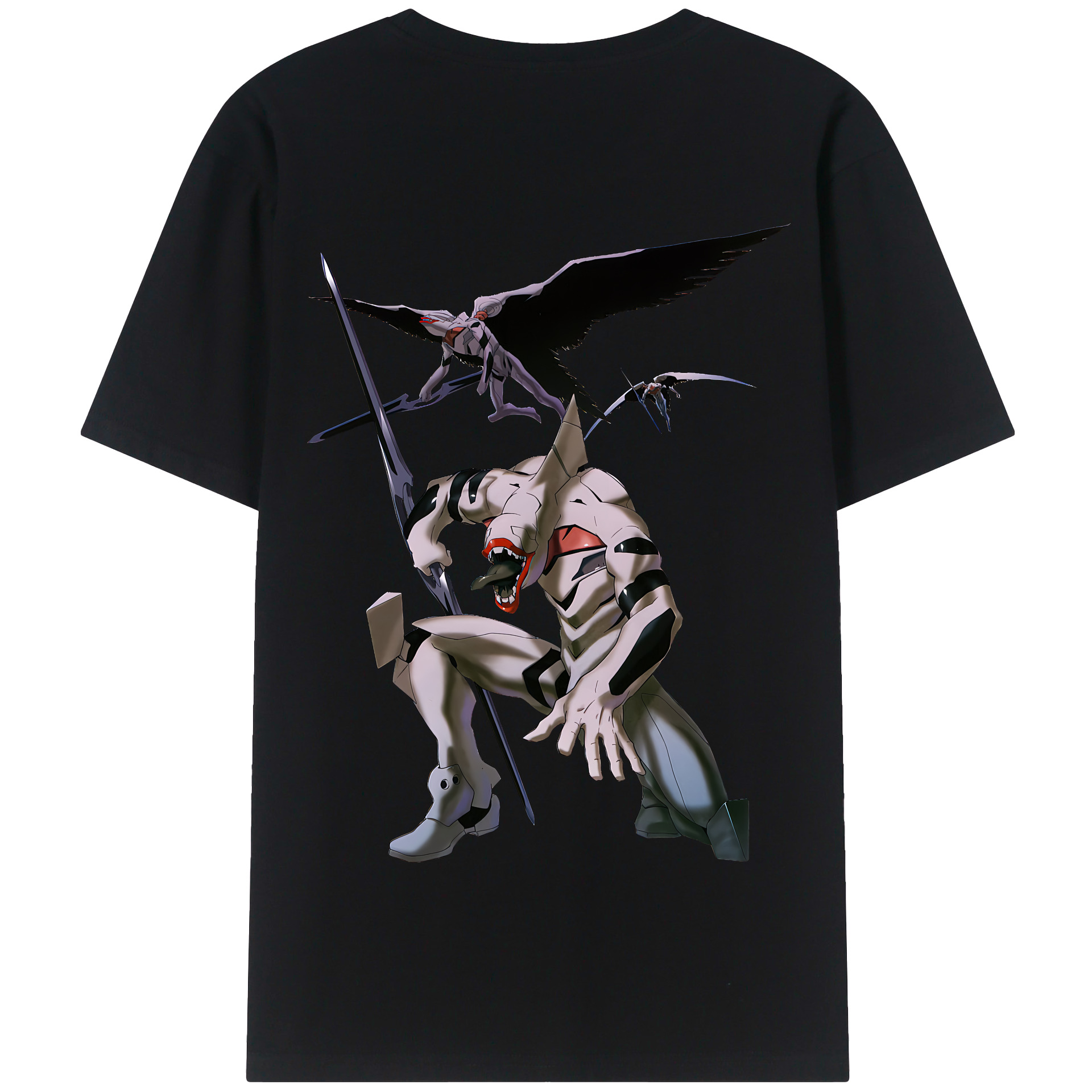 （画像用） EVA 新世紀エヴァンゲリオン 綿100％半袖Tシャツ（背面プリント）