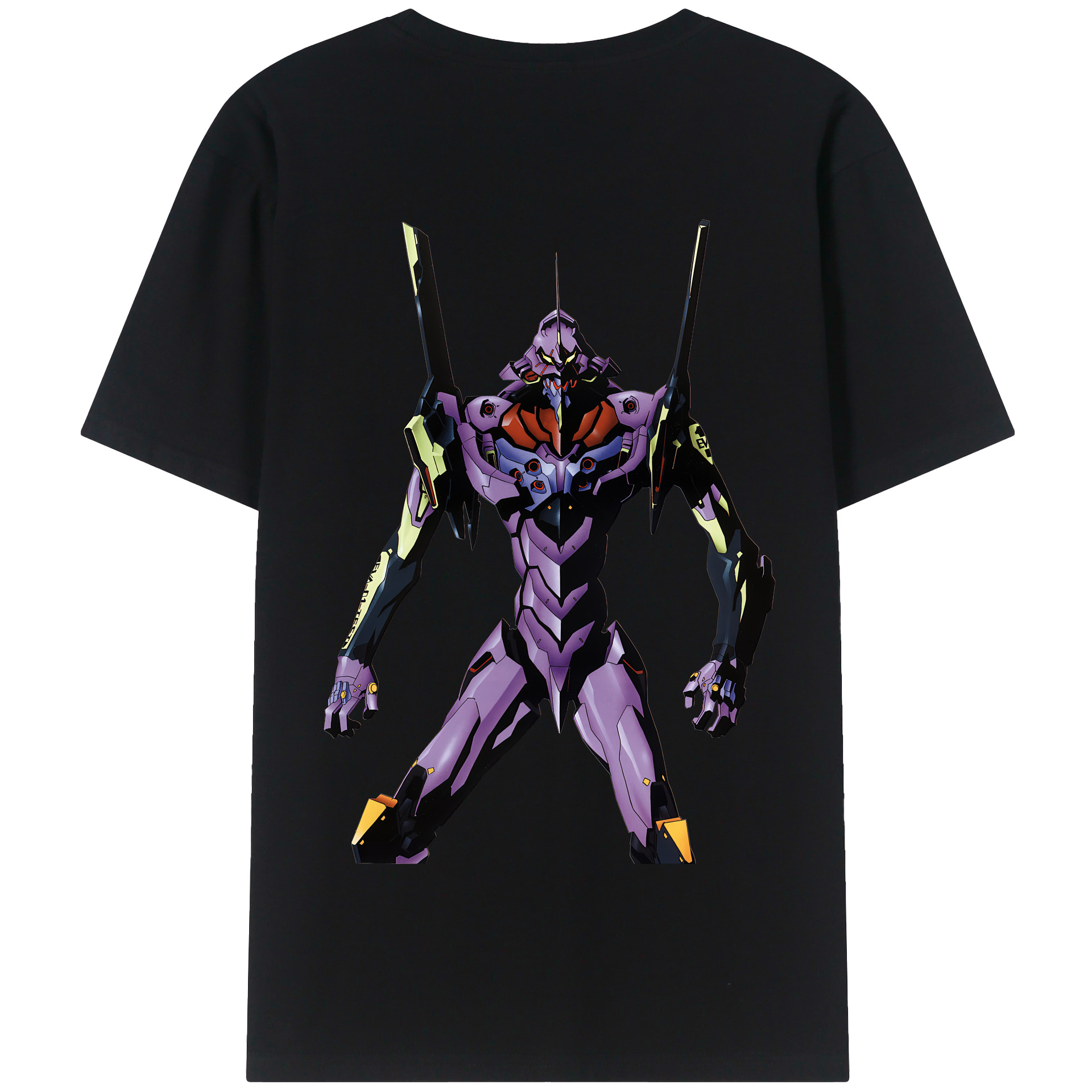 （画像用） EVA 新世紀エヴァンゲリオン 綿100％半袖Tシャツ（背面プリント）