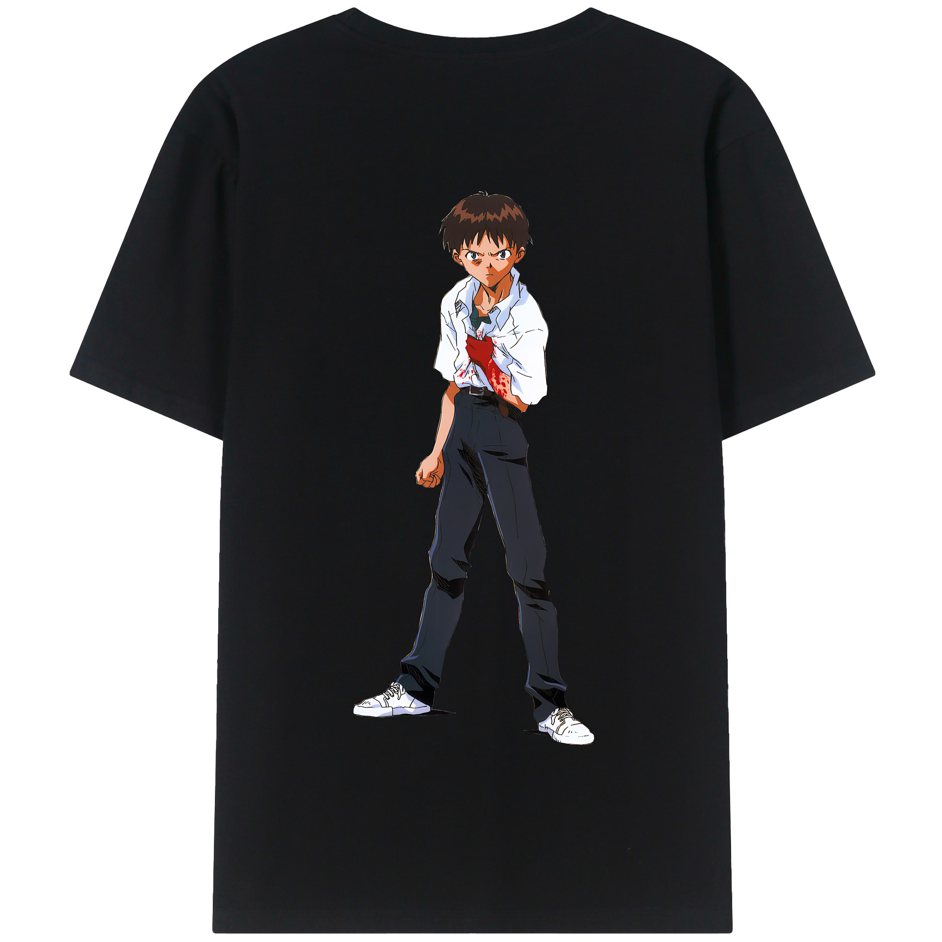 （画像用） EVA 新世紀エヴァンゲリオン 綿100％半袖Tシャツ（背面プリント）