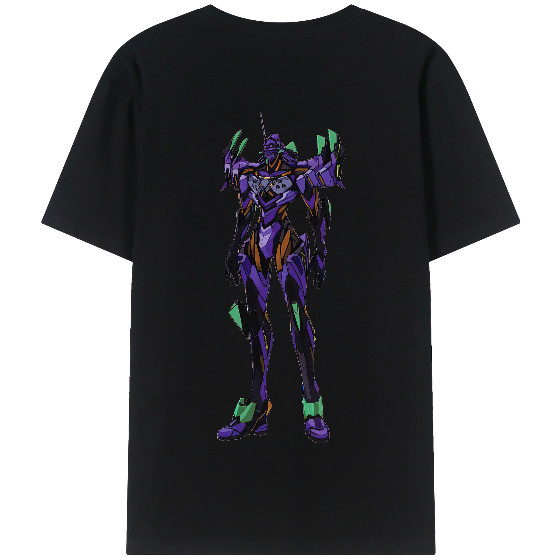 （画像用） EVA 新世紀エヴァンゲリオン 綿100％半袖Tシャツ（背面プリント）