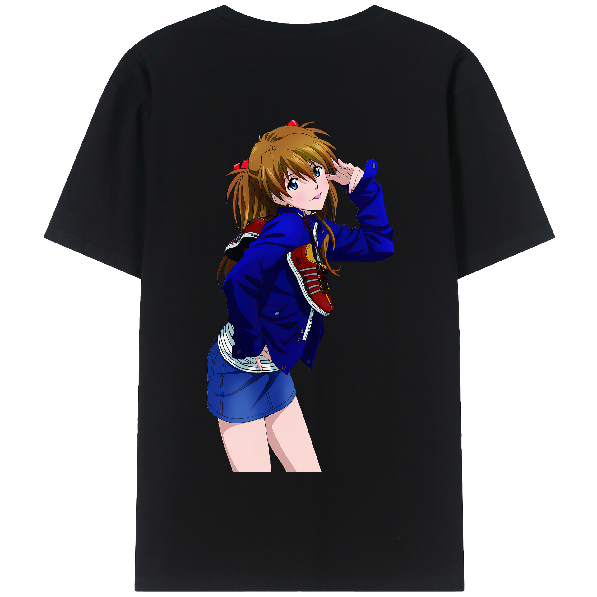（画像用） EVA 新世紀エヴァンゲリオン 綿100％半袖Tシャツ（背面プリント）