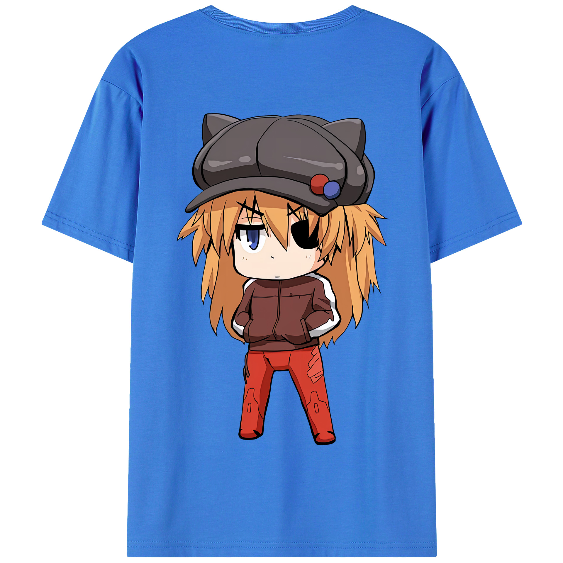 （画像用） EVA 新世紀エヴァンゲリオン 綿100％半袖Tシャツ（背面プリント）