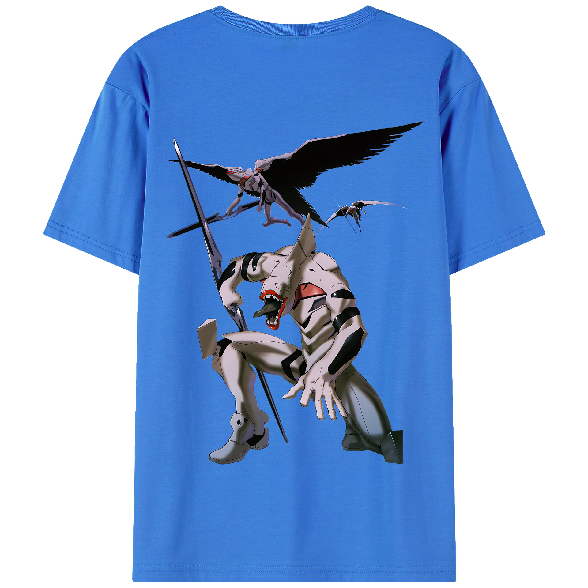 （画像用） EVA 新世紀エヴァンゲリオン 綿100％半袖Tシャツ（背面プリント）