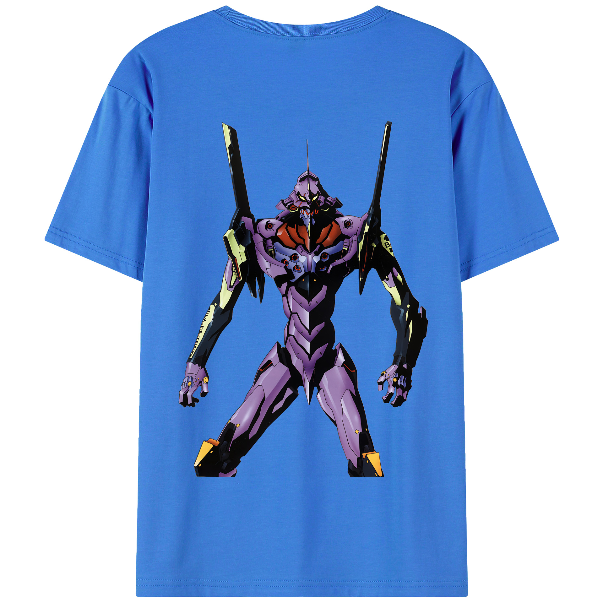 （画像用） EVA 新世紀エヴァンゲリオン 綿100％半袖Tシャツ（背面プリント）