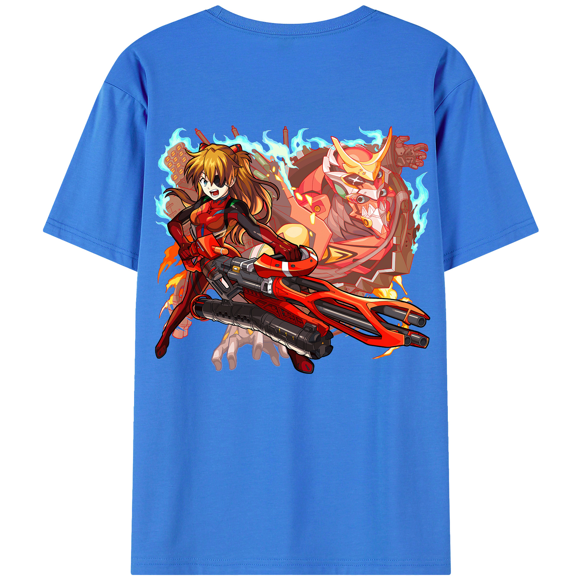 （画像用） EVA 新世紀エヴァンゲリオン 綿100％半袖Tシャツ（背面プリント）