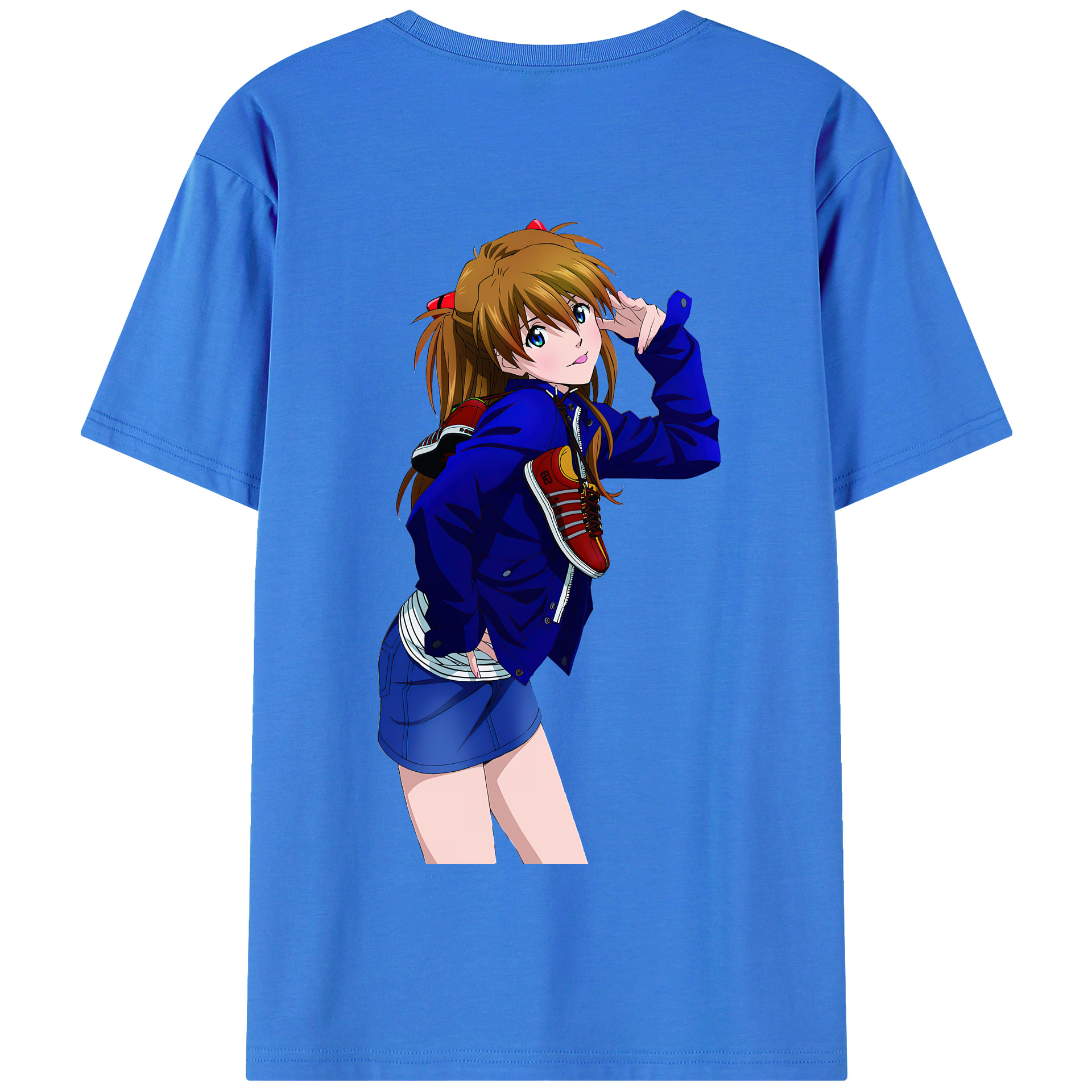 （画像用） EVA 新世紀エヴァンゲリオン 綿100％半袖Tシャツ（背面プリント）