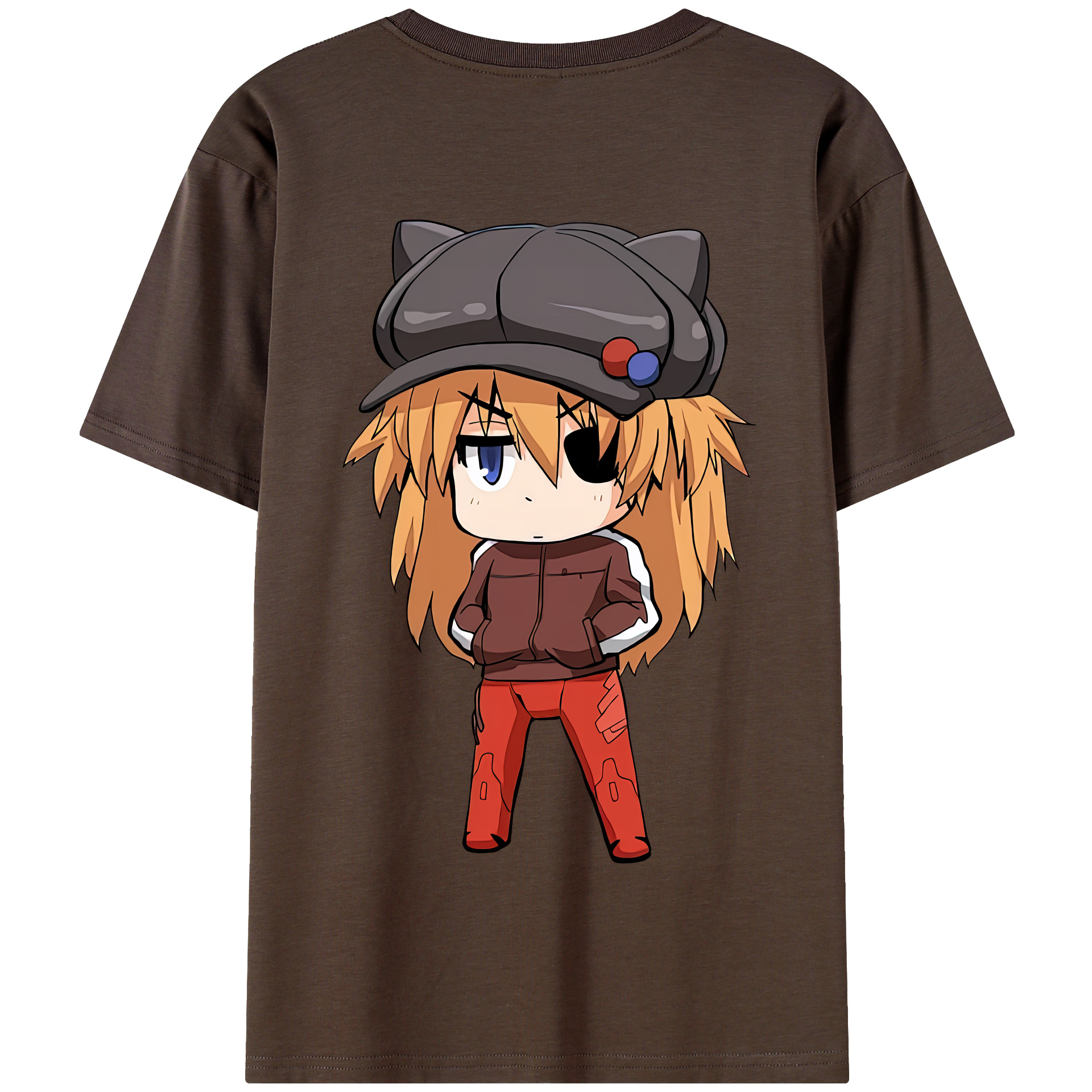 （画像用） EVA 新世紀エヴァンゲリオン 綿100％半袖Tシャツ（背面プリント）