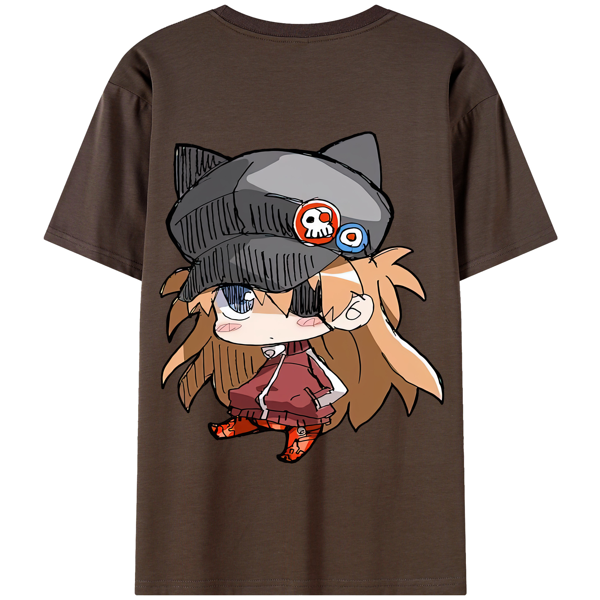 （画像用） EVA 新世紀エヴァンゲリオン 綿100％半袖Tシャツ（背面プリント）