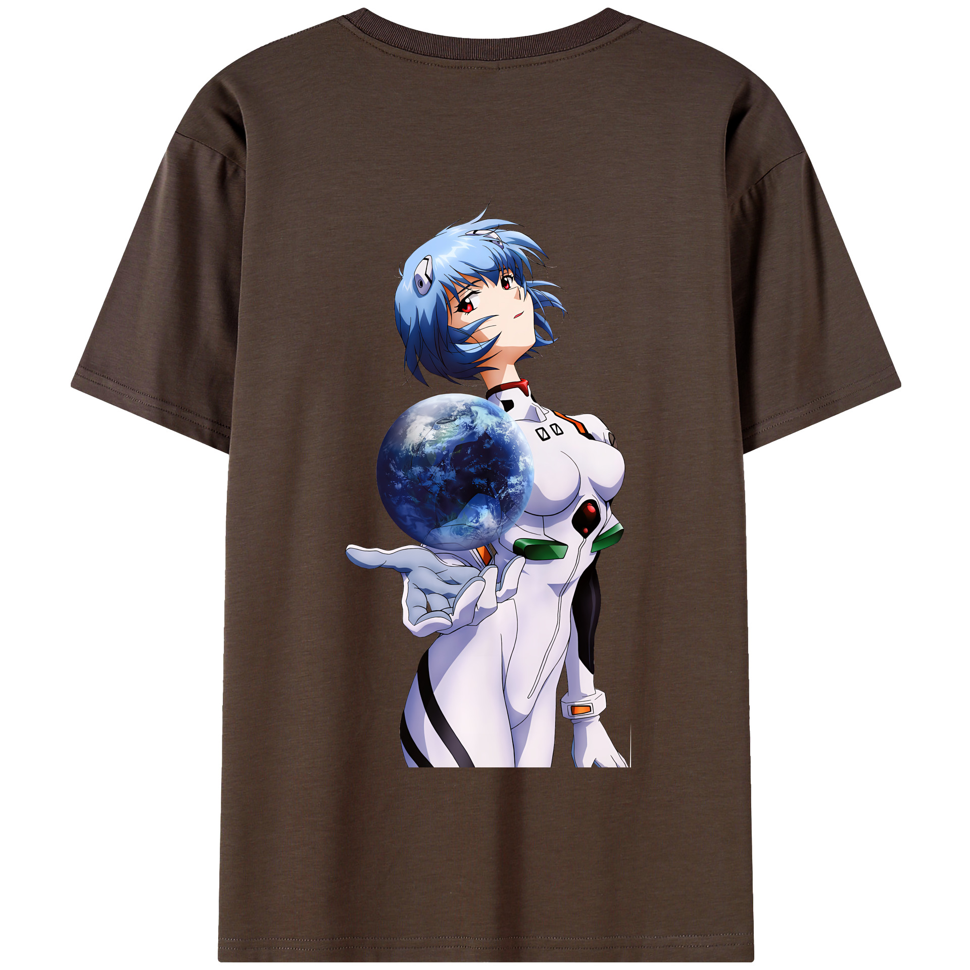 （画像用） EVA 新世紀エヴァンゲリオン 綿100％半袖Tシャツ（背面プリント）