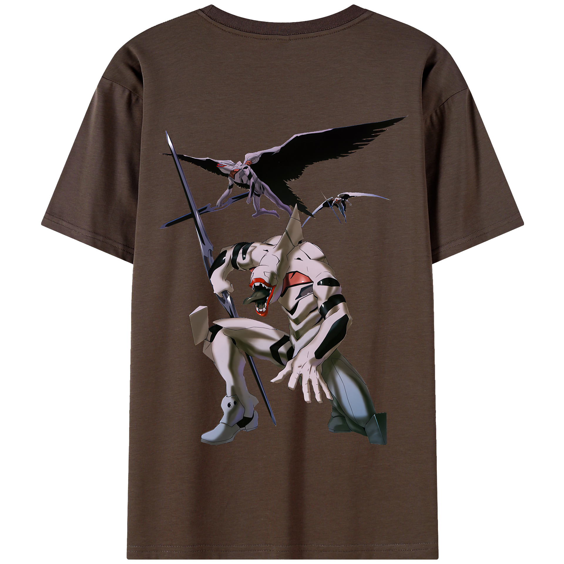 （画像用） EVA 新世紀エヴァンゲリオン 綿100％半袖Tシャツ（背面プリント）