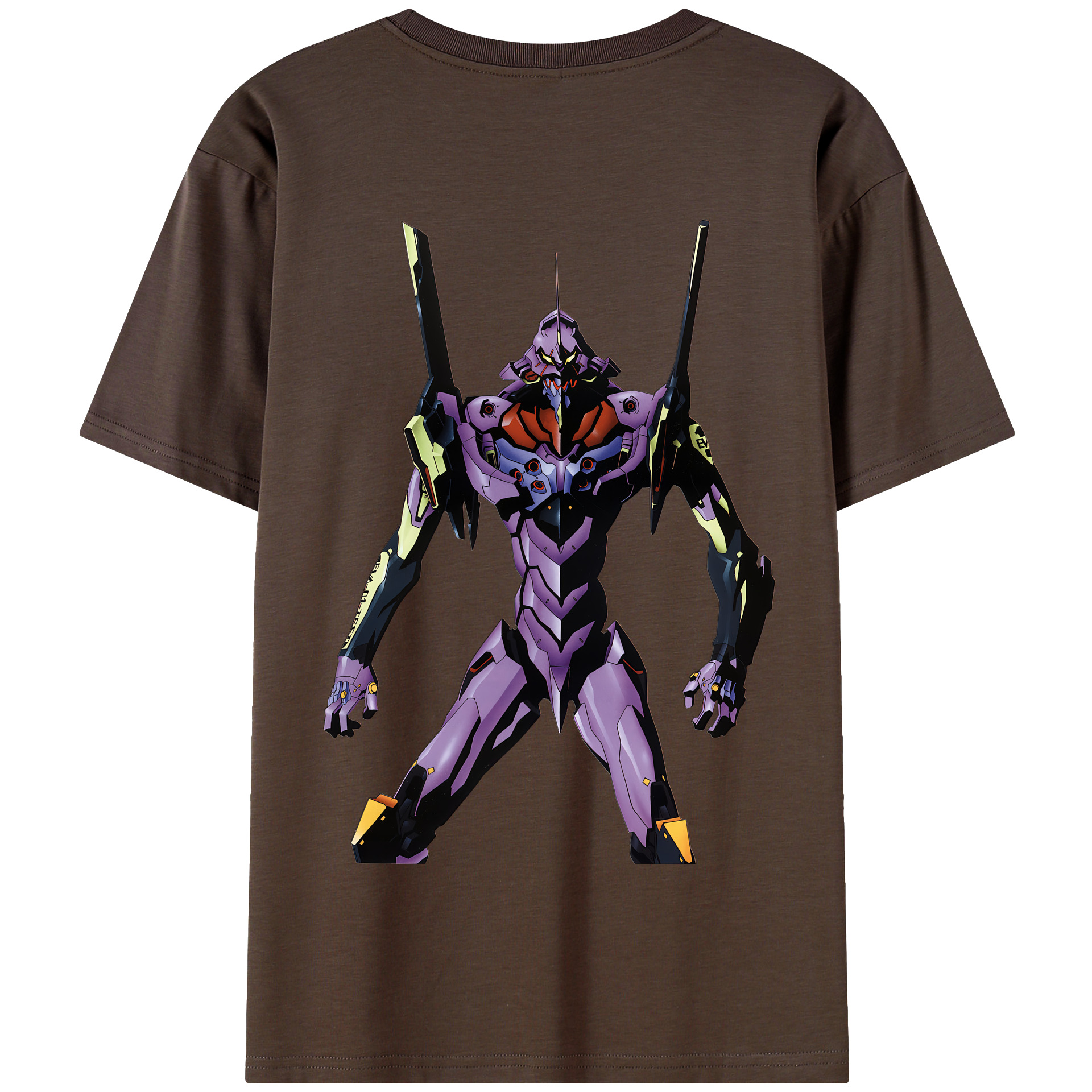 （画像用） EVA 新世紀エヴァンゲリオン 綿100％半袖Tシャツ（背面プリント）