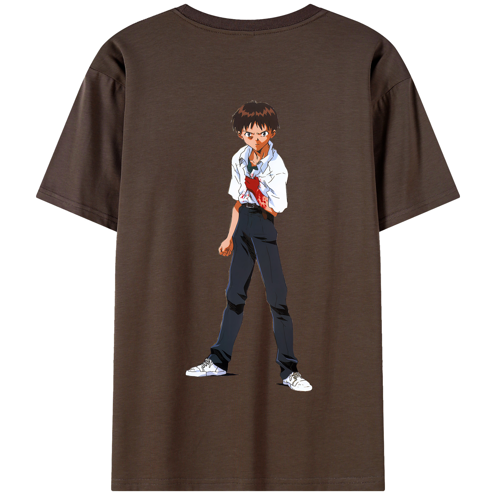 （画像用） EVA 新世紀エヴァンゲリオン 綿100％半袖Tシャツ（背面プリント）