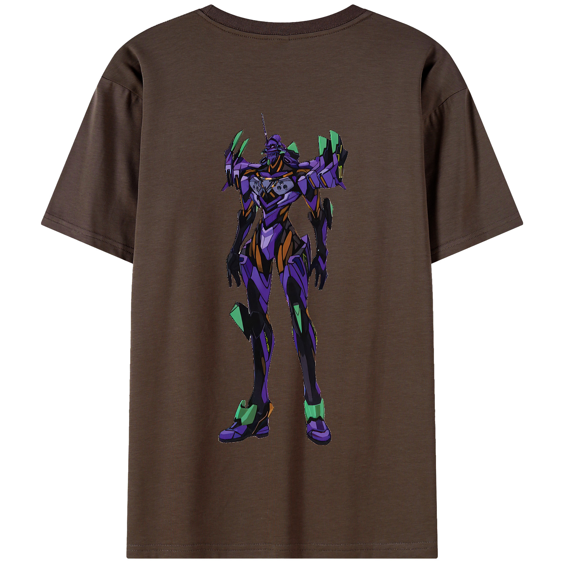 （画像用） EVA 新世紀エヴァンゲリオン 綿100％半袖Tシャツ（背面プリント）