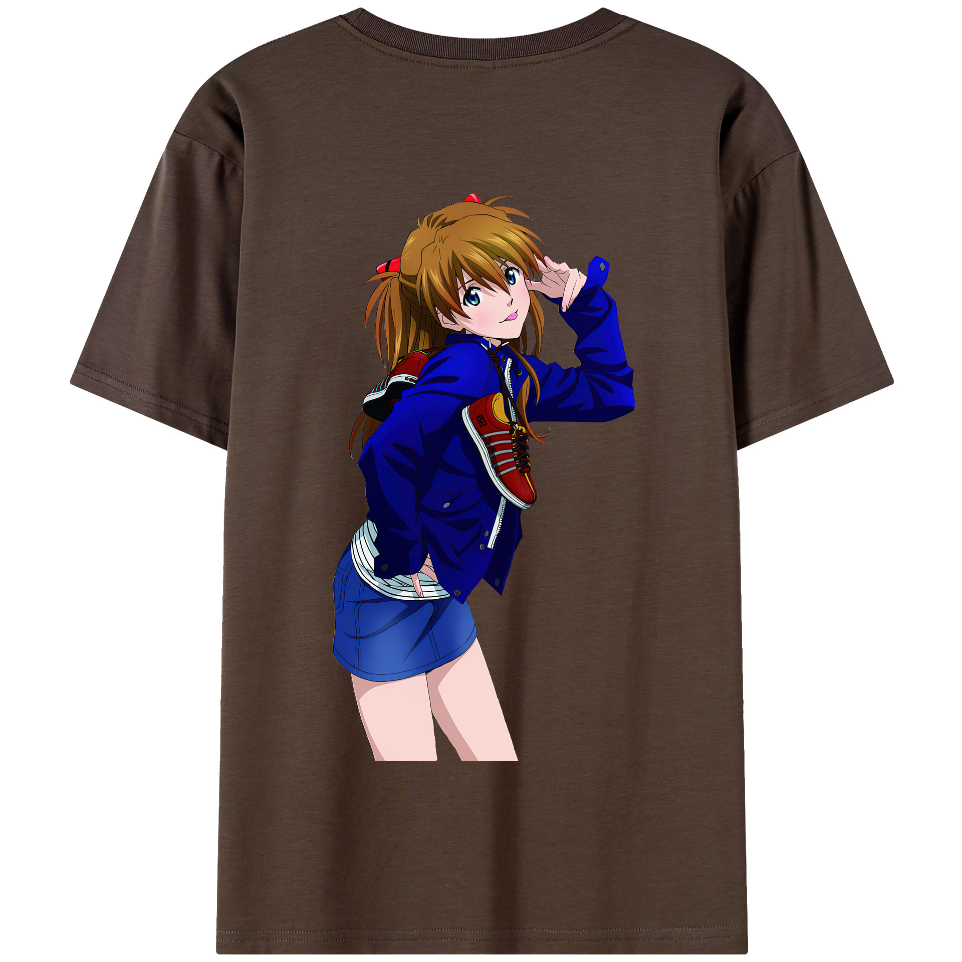 （画像用） EVA 新世紀エヴァンゲリオン 綿100％半袖Tシャツ（背面プリント）
