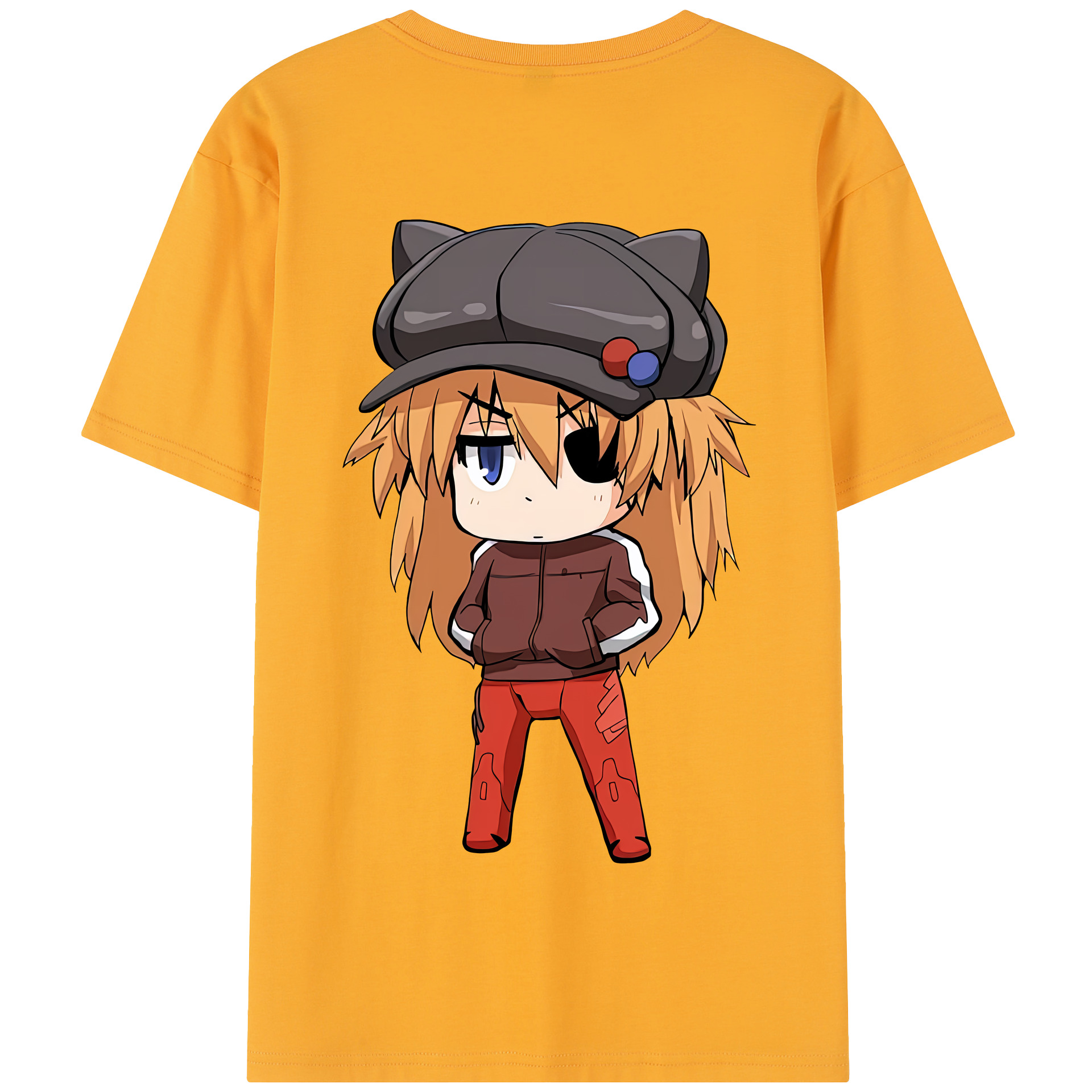 （画像用） EVA 新世紀エヴァンゲリオン 綿100％半袖Tシャツ（背面プリント）