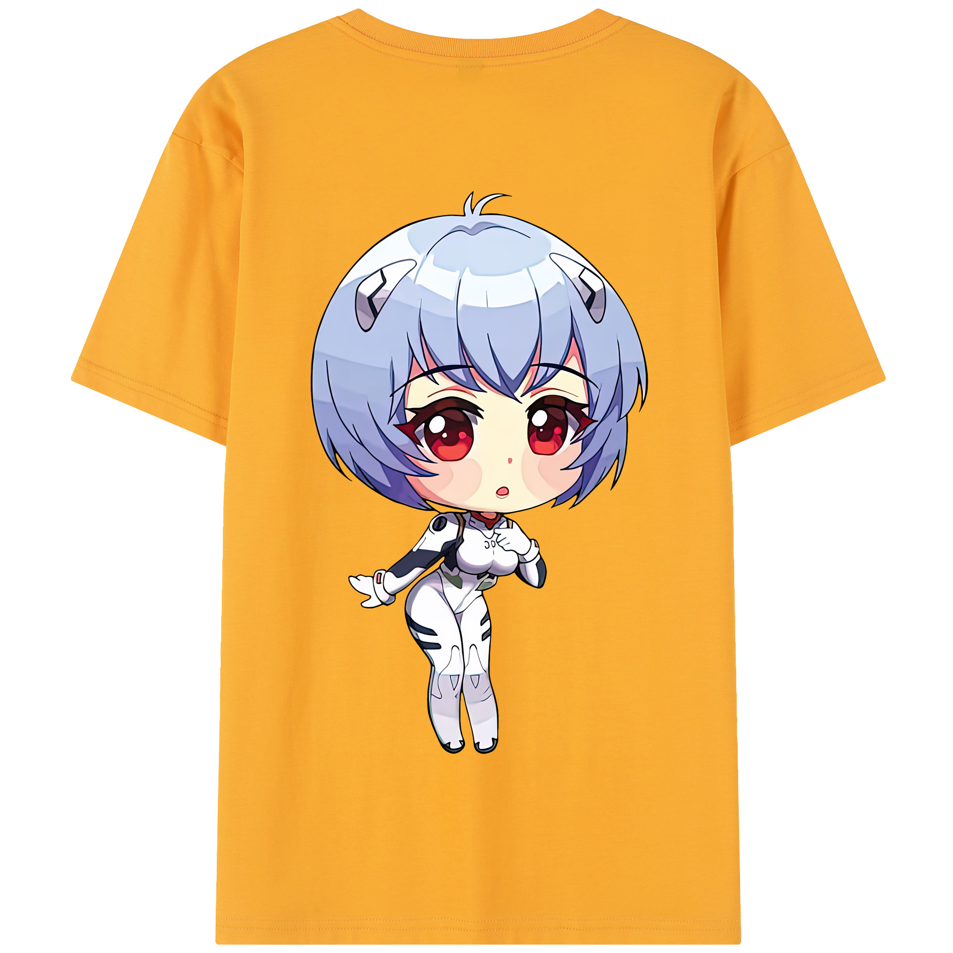 （画像用） EVA 新世紀エヴァンゲリオン 綿100％半袖Tシャツ（背面プリント）