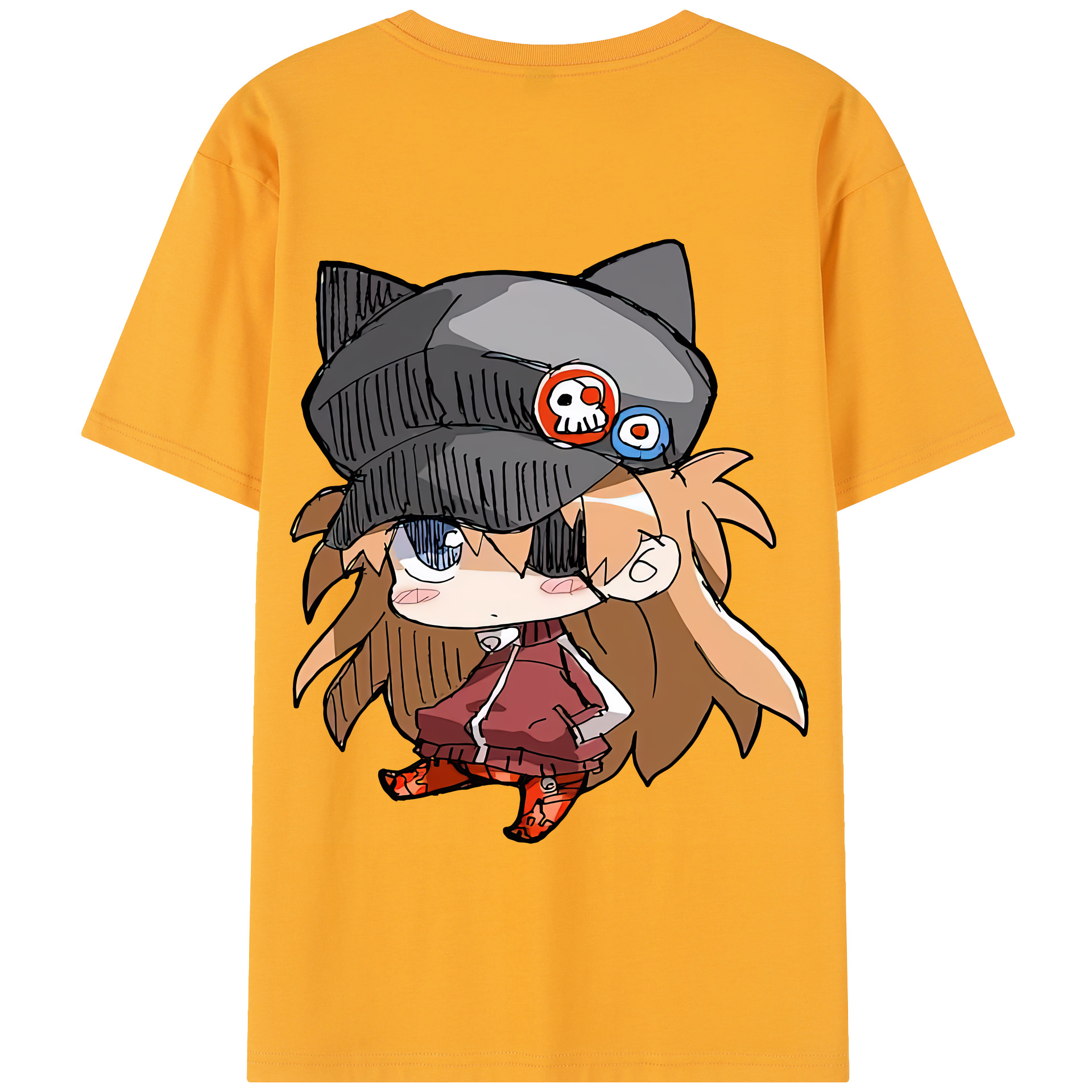（画像用） EVA 新世紀エヴァンゲリオン 綿100％半袖Tシャツ（背面プリント）