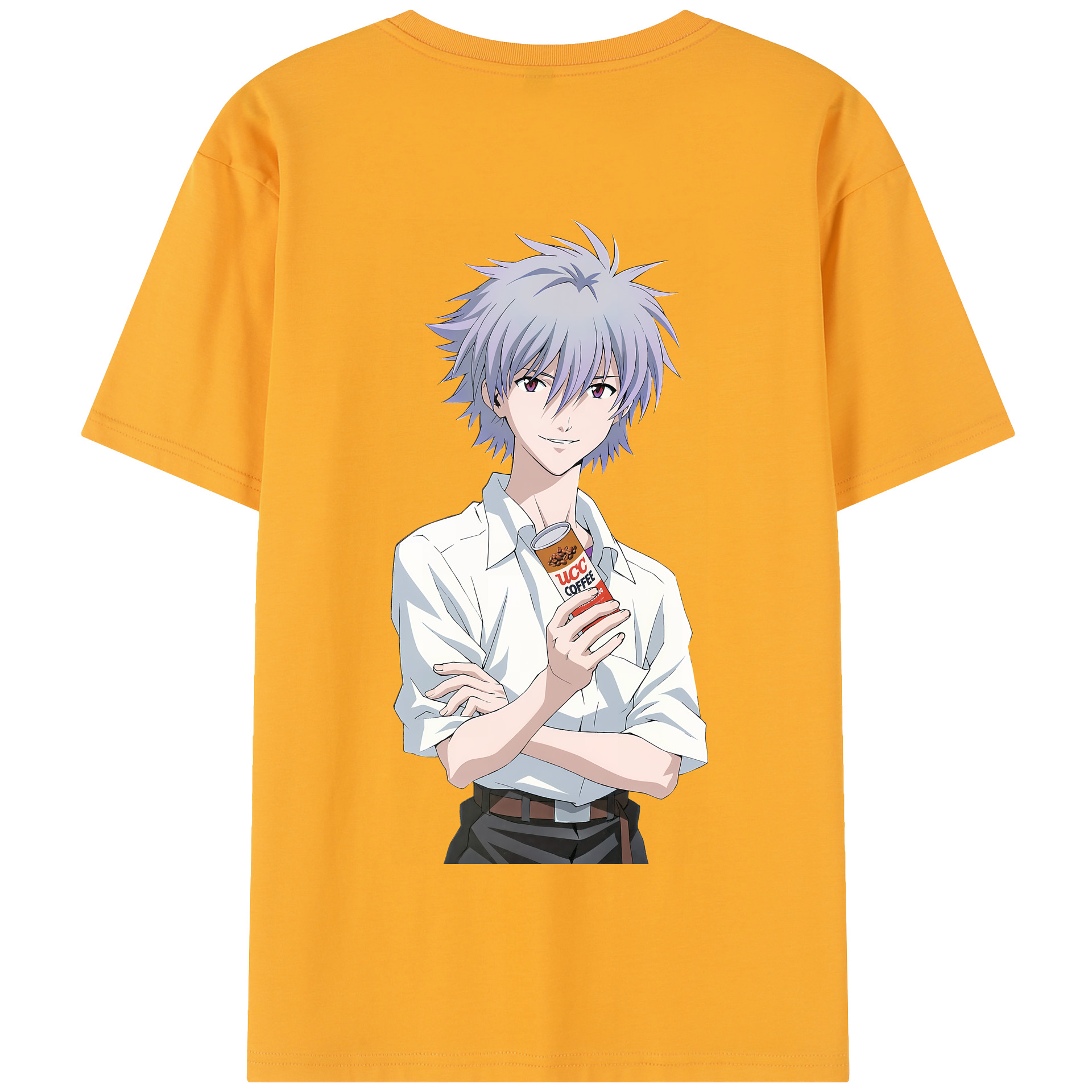 （画像用） EVA 新世紀エヴァンゲリオン 綿100％半袖Tシャツ（背面プリント）