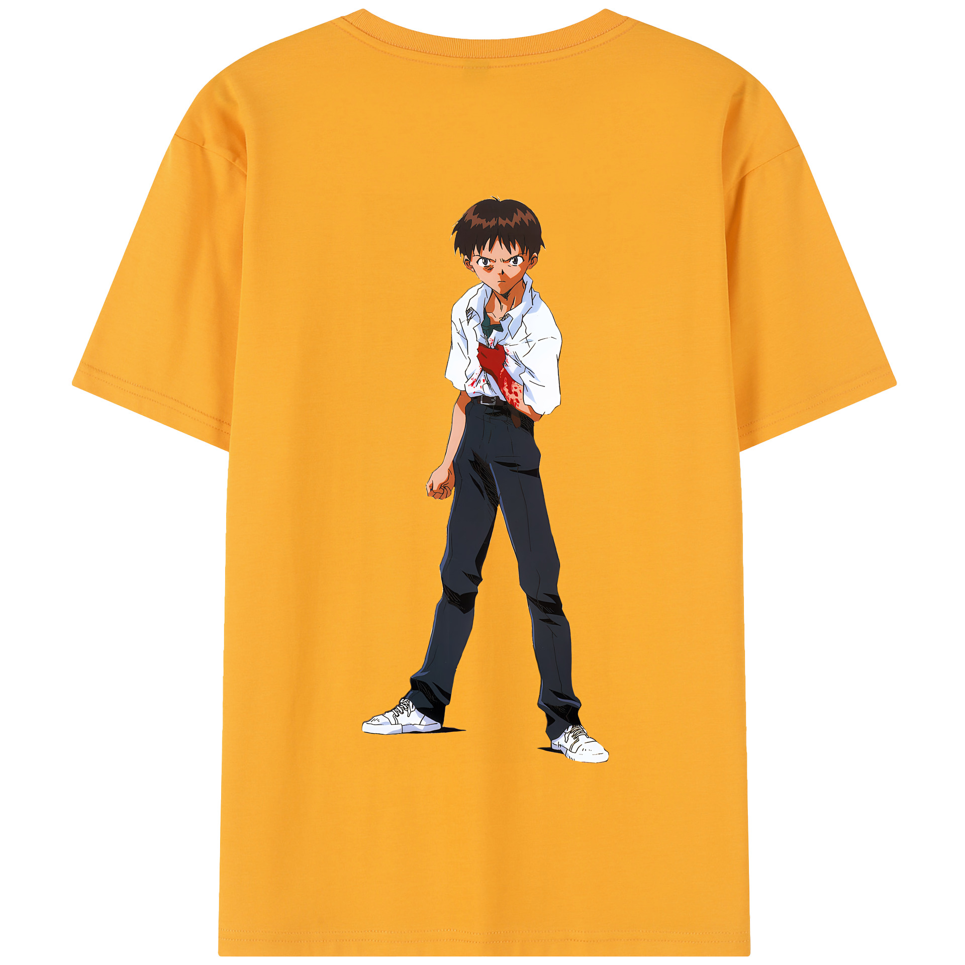 （画像用） EVA 新世紀エヴァンゲリオン 綿100％半袖Tシャツ（背面プリント）