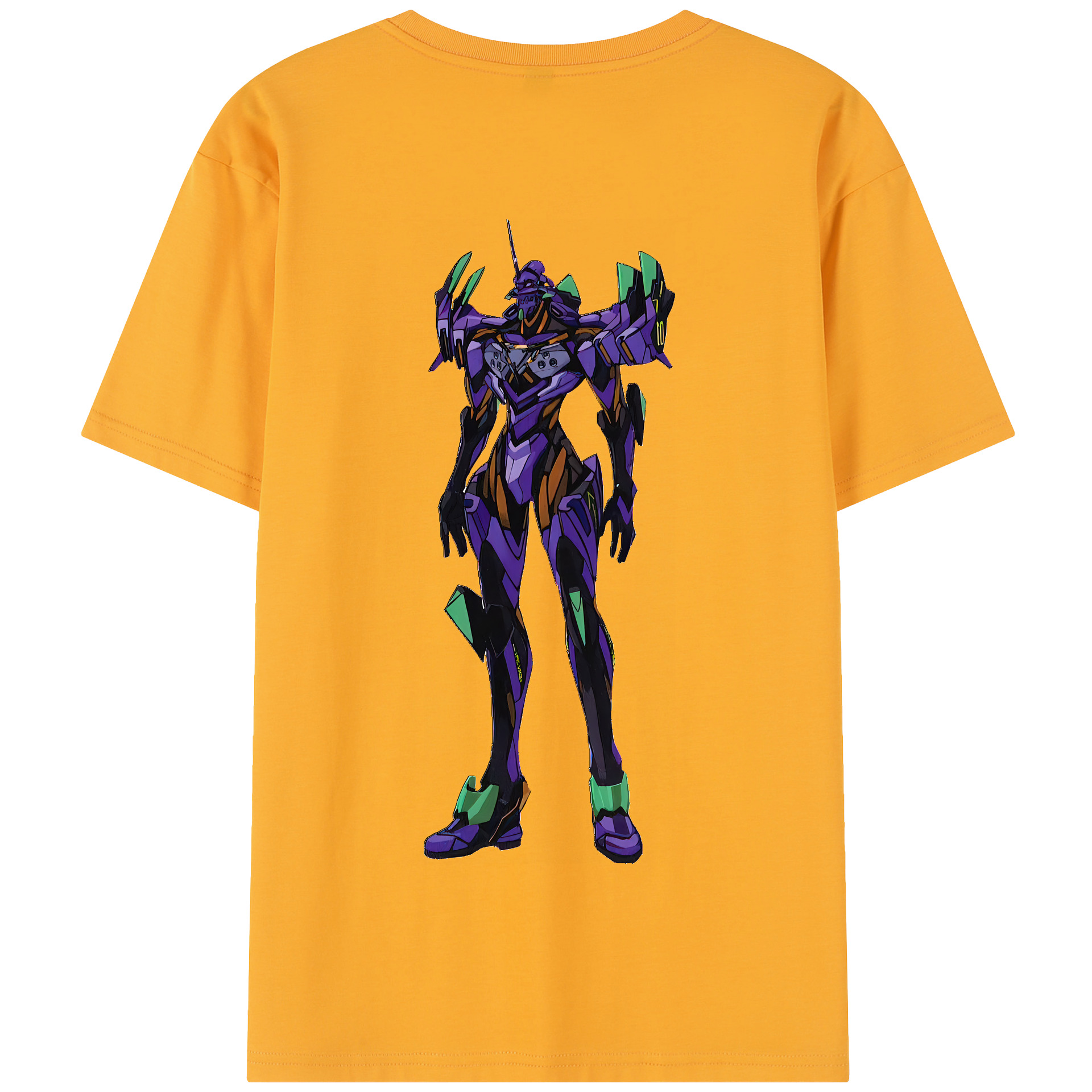 （画像用） EVA 新世紀エヴァンゲリオン 綿100％半袖Tシャツ（背面プリント）