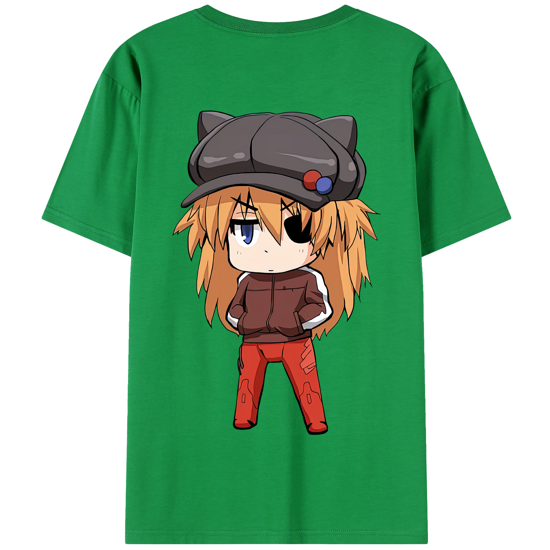 （画像用） EVA 新世紀エヴァンゲリオン 綿100％半袖Tシャツ（背面プリント）