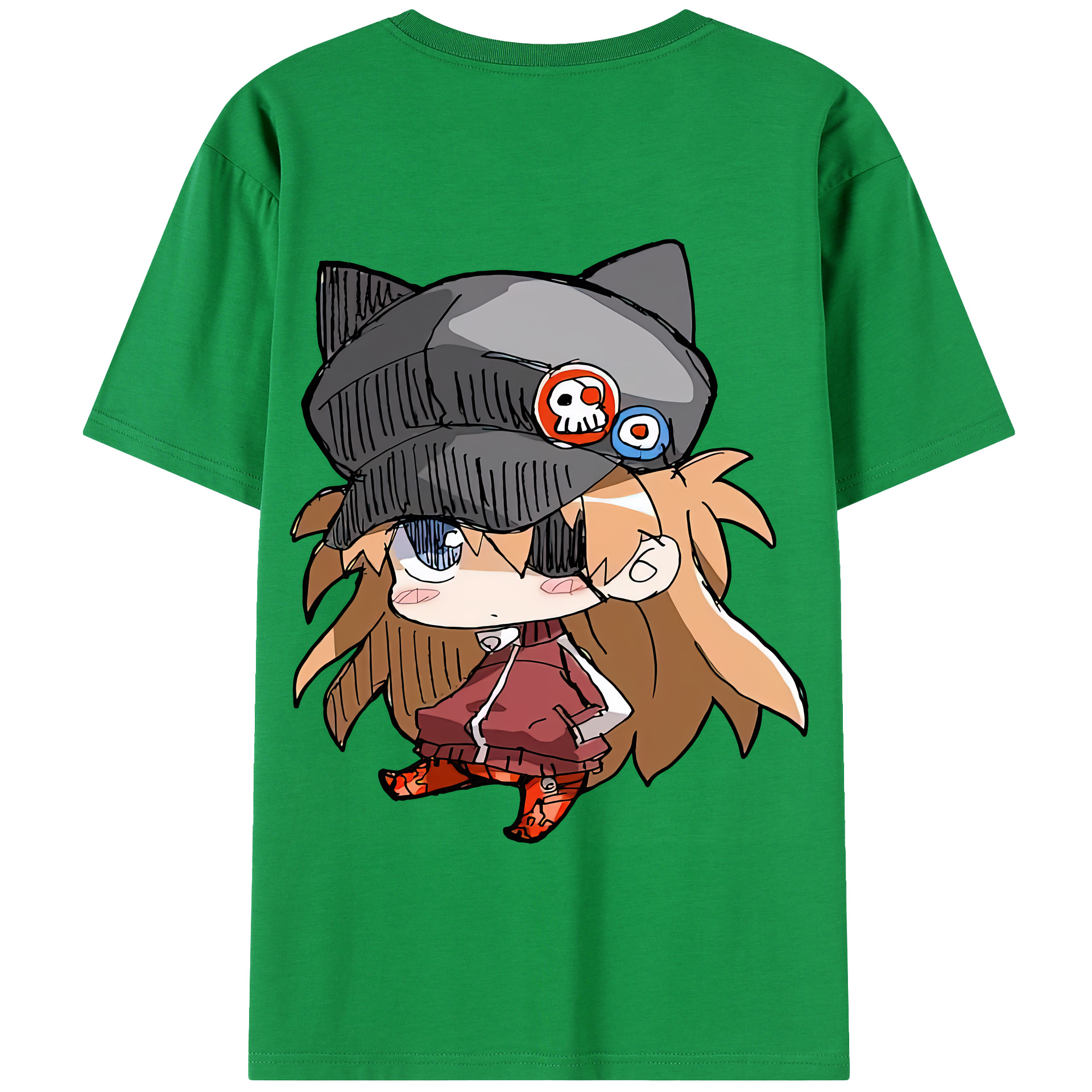 （画像用） EVA 新世紀エヴァンゲリオン 綿100％半袖Tシャツ（背面プリント）