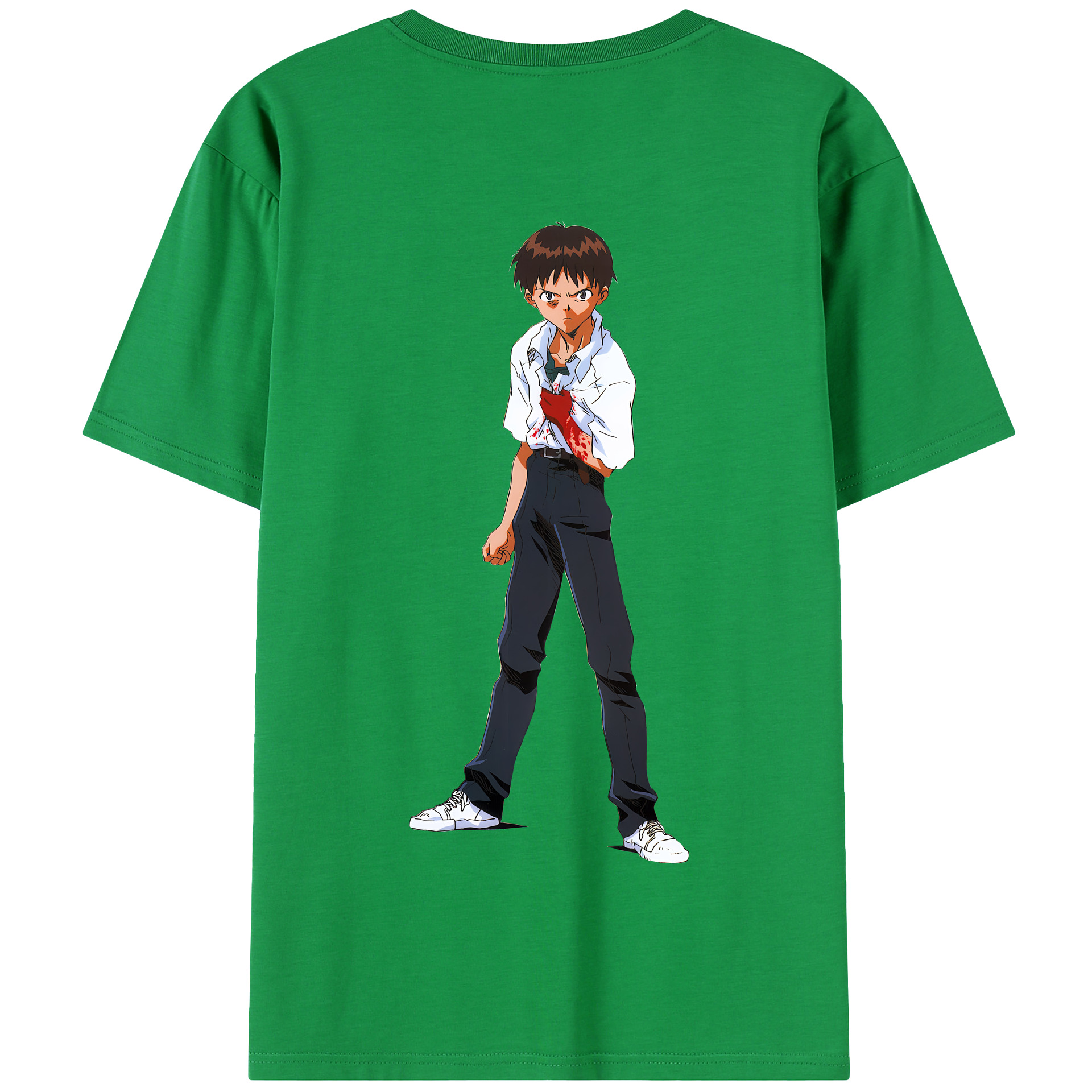 （画像用） EVA 新世紀エヴァンゲリオン 綿100％半袖Tシャツ（背面プリント）